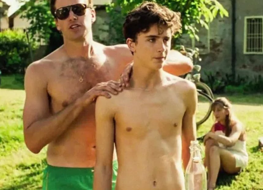 Timothee Chalamet i "Call Me By Your Name" fra 2017.