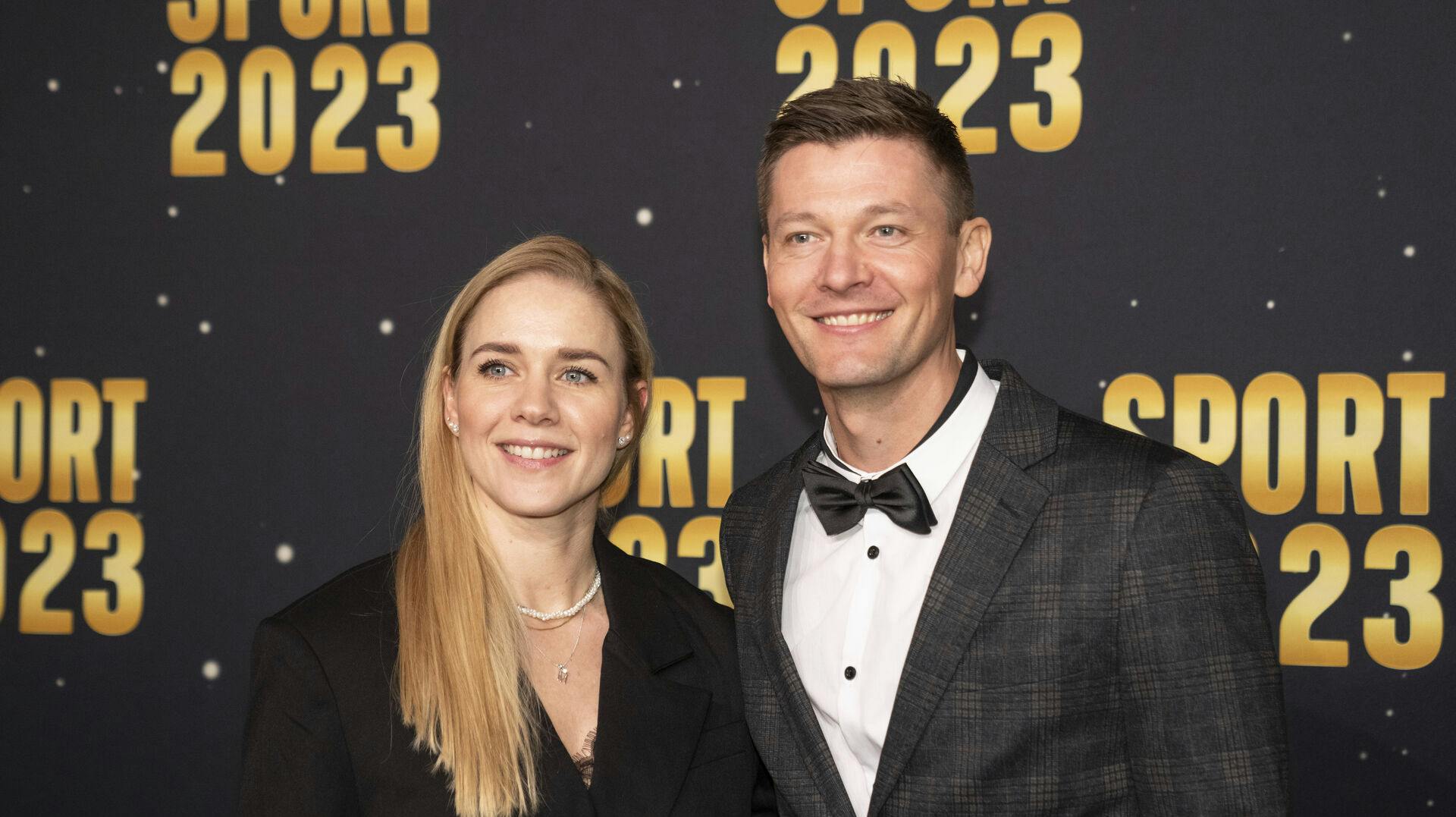 Lasse Svan og hustruen Sara ved sidste års Sport 2023. 