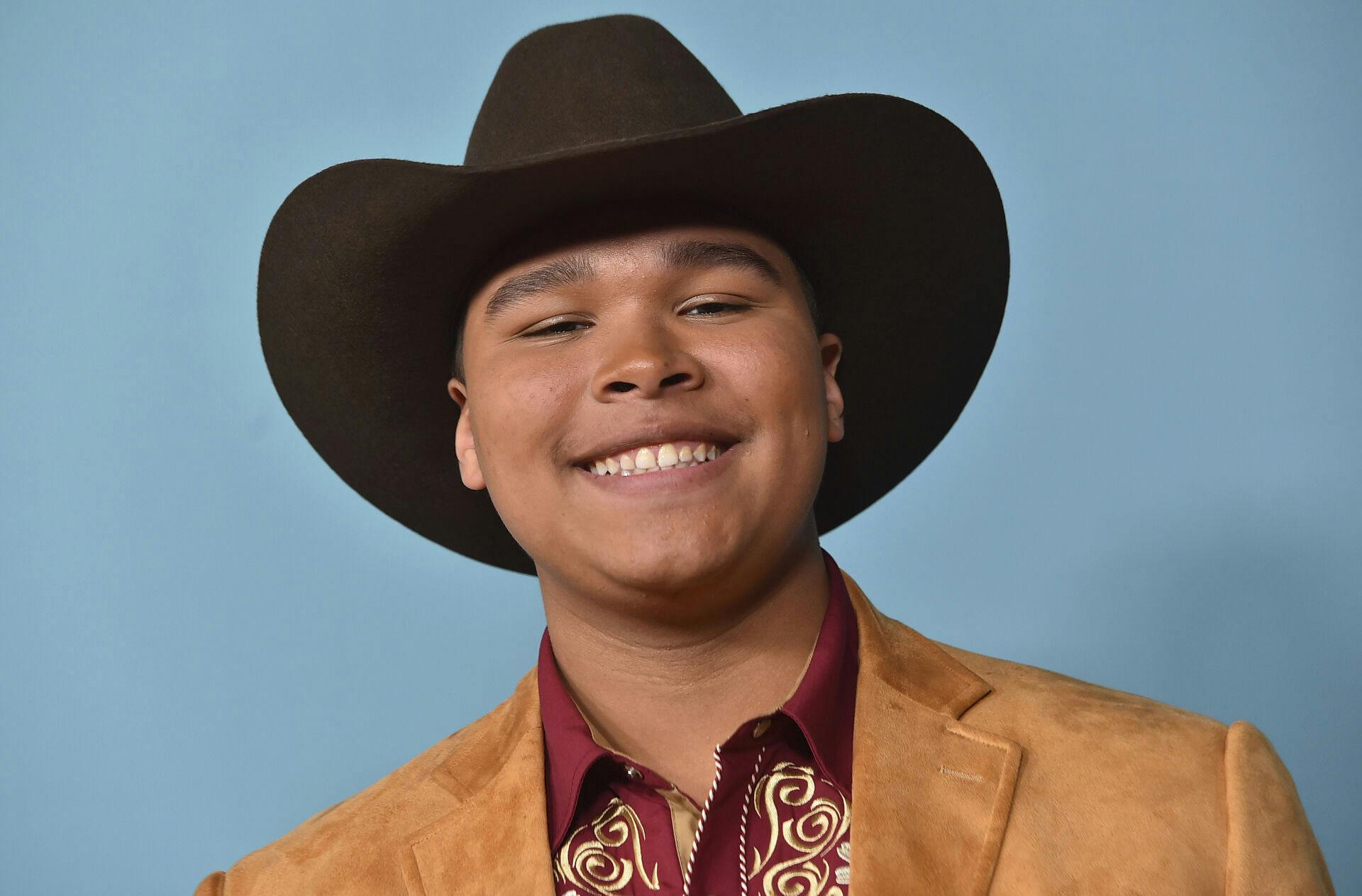 Triston Harper arrives at an "American Idol" Season 22 Top 10 tastemaker event, Monday, April 22, 2024, in Los Angeles. (Photo by Jordan Strauss/Invision/AP)