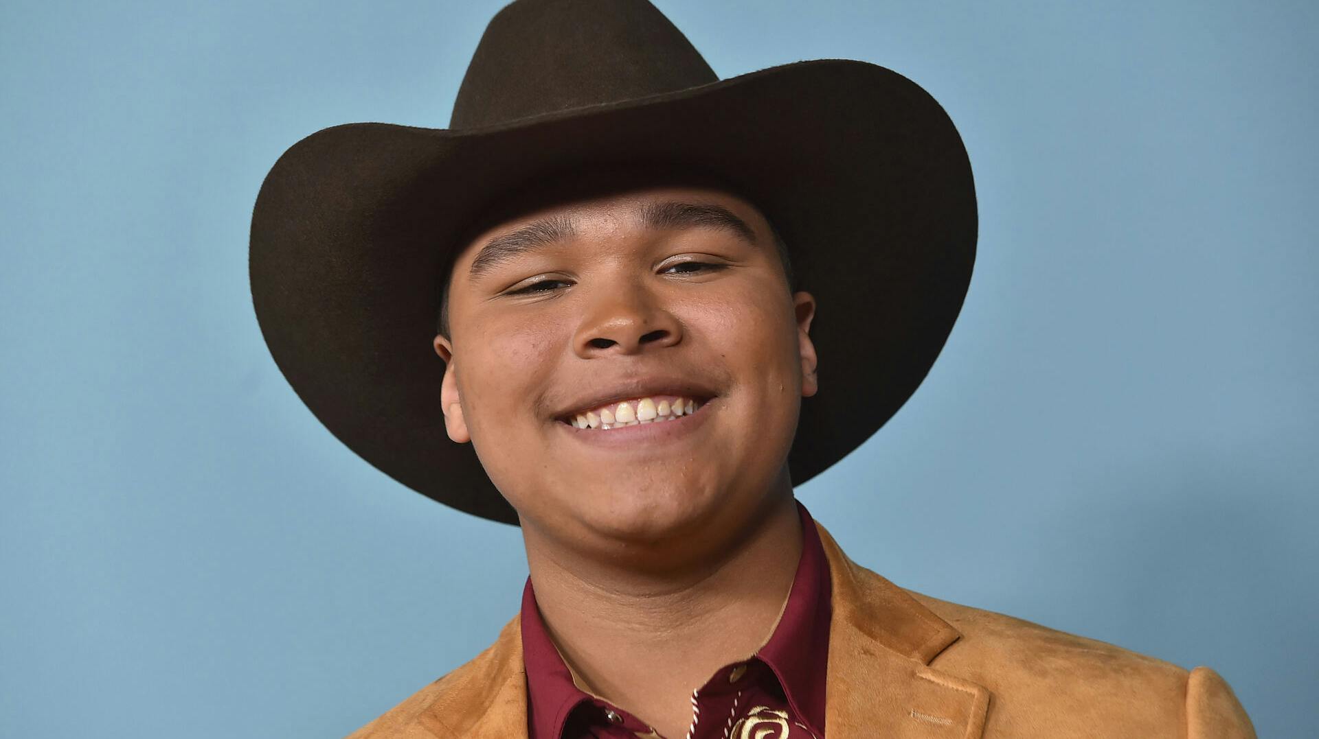 Triston Harper arrives at an "American Idol" Season 22 Top 10 tastemaker event, Monday, April 22, 2024, in Los Angeles. (Photo by Jordan Strauss/Invision/AP)
