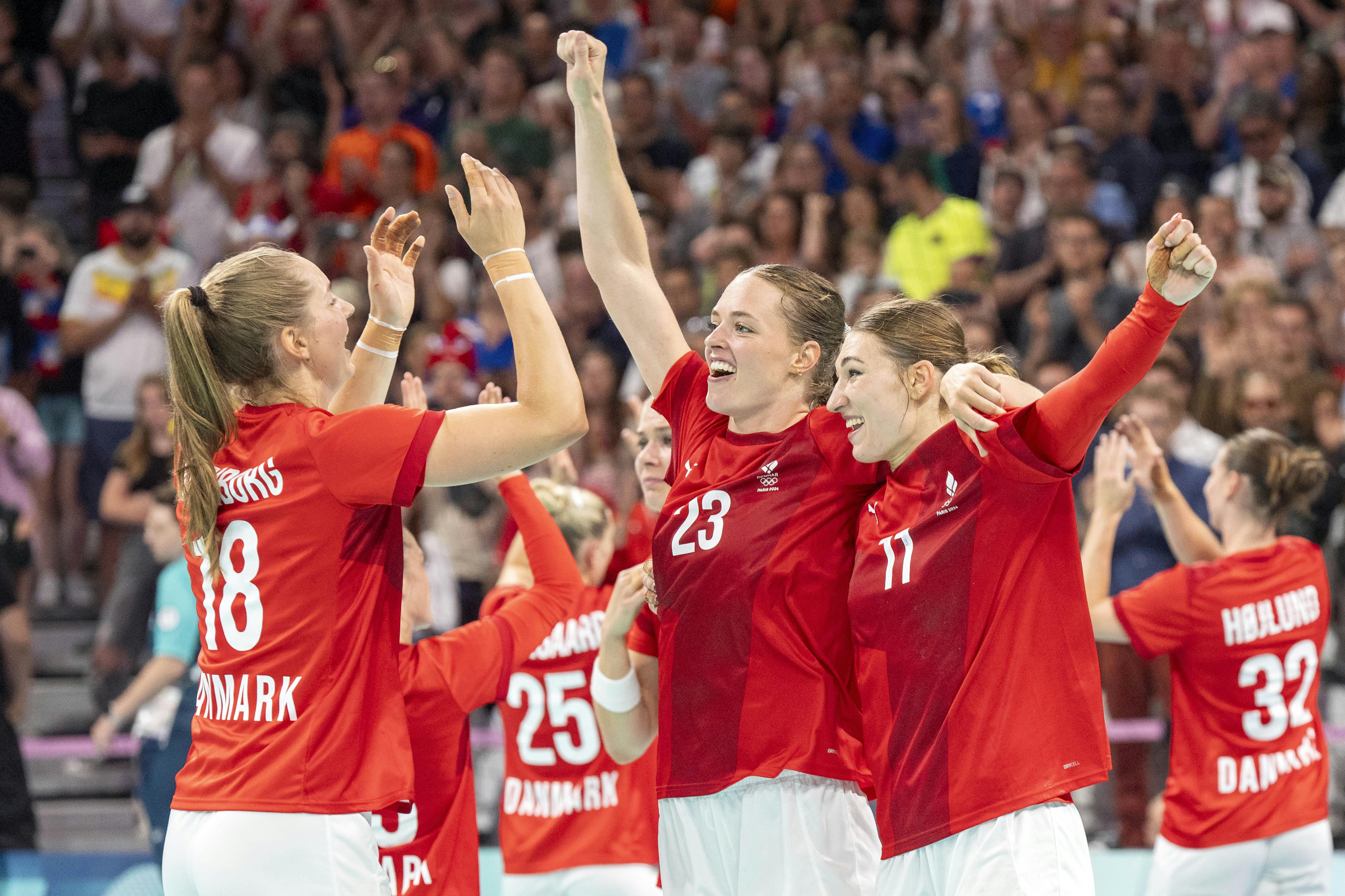 OL Paris 2024De danske kvinder vandt  OL-bronzemedalje.De danske håndboldkvinder vinder bronze.