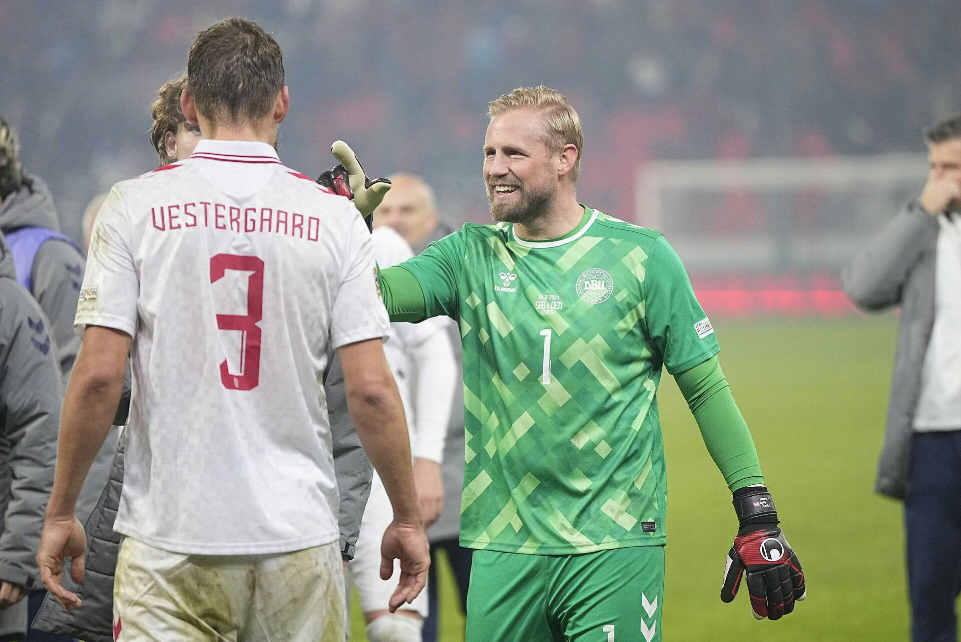 Danmark er klar til Nations League-knockoutfasen efter 0-0 ude mod Serbien.