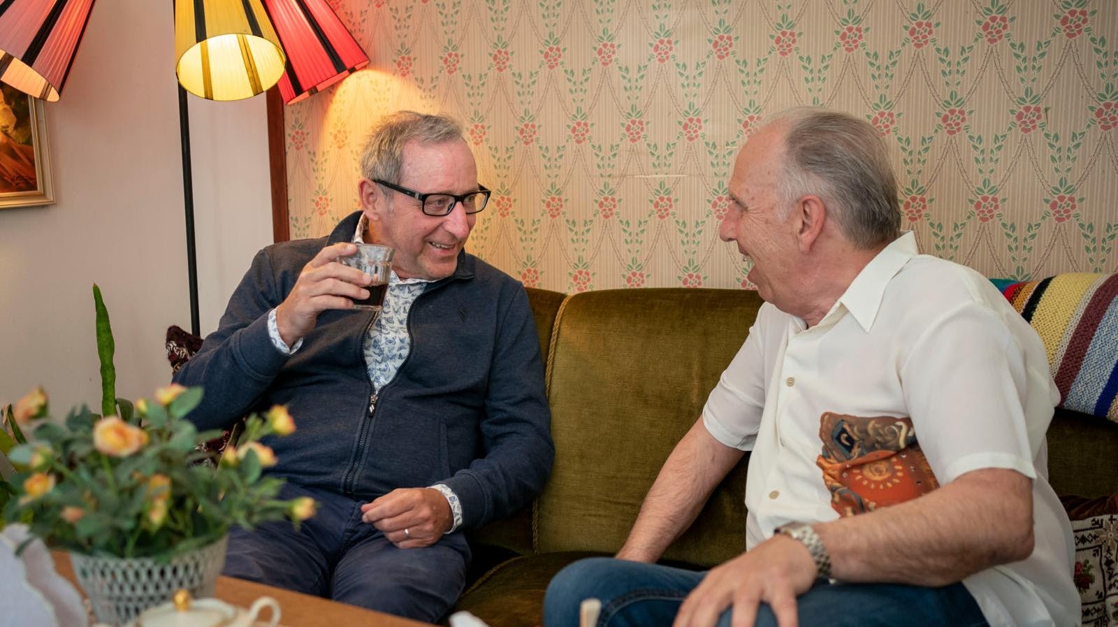 Finn Nørbygaard og Jacob Haugaard nyder fortsat deres venskab og samarbejde.