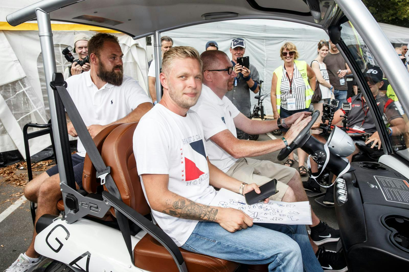 Dette kan være tempoet, vi fremover får Kevin Magnussen at se i.