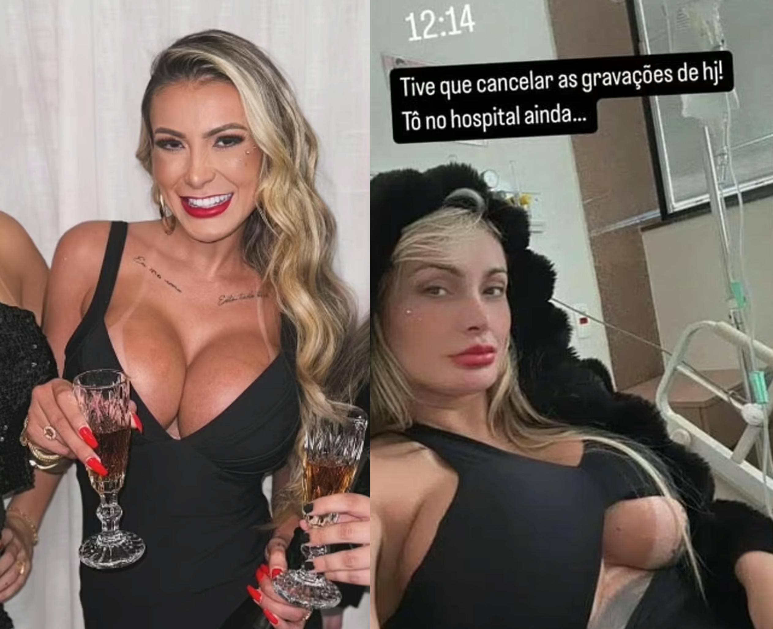 Andressa Urach var ikke mange sure sild værd, da hun tidligere på ugen måtte på sygehuset efter en lidt for vild optagelse. Hun fik dog hurtigt energien tilbage.