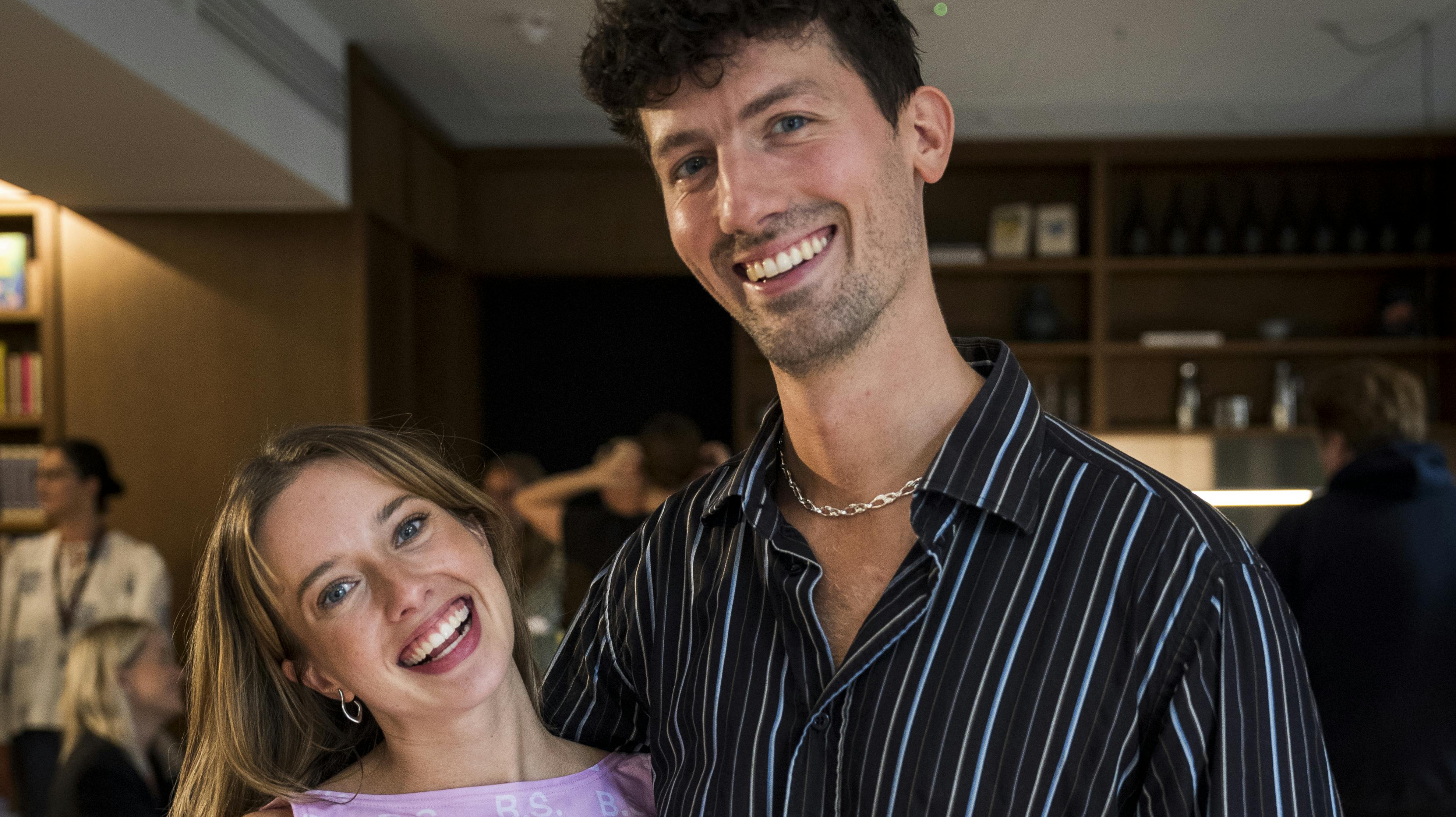 Victoria Lundager og Jonas Dahl Grue skal være forældre. Kønnet på den lille baby afslører de dog for nu ikke.