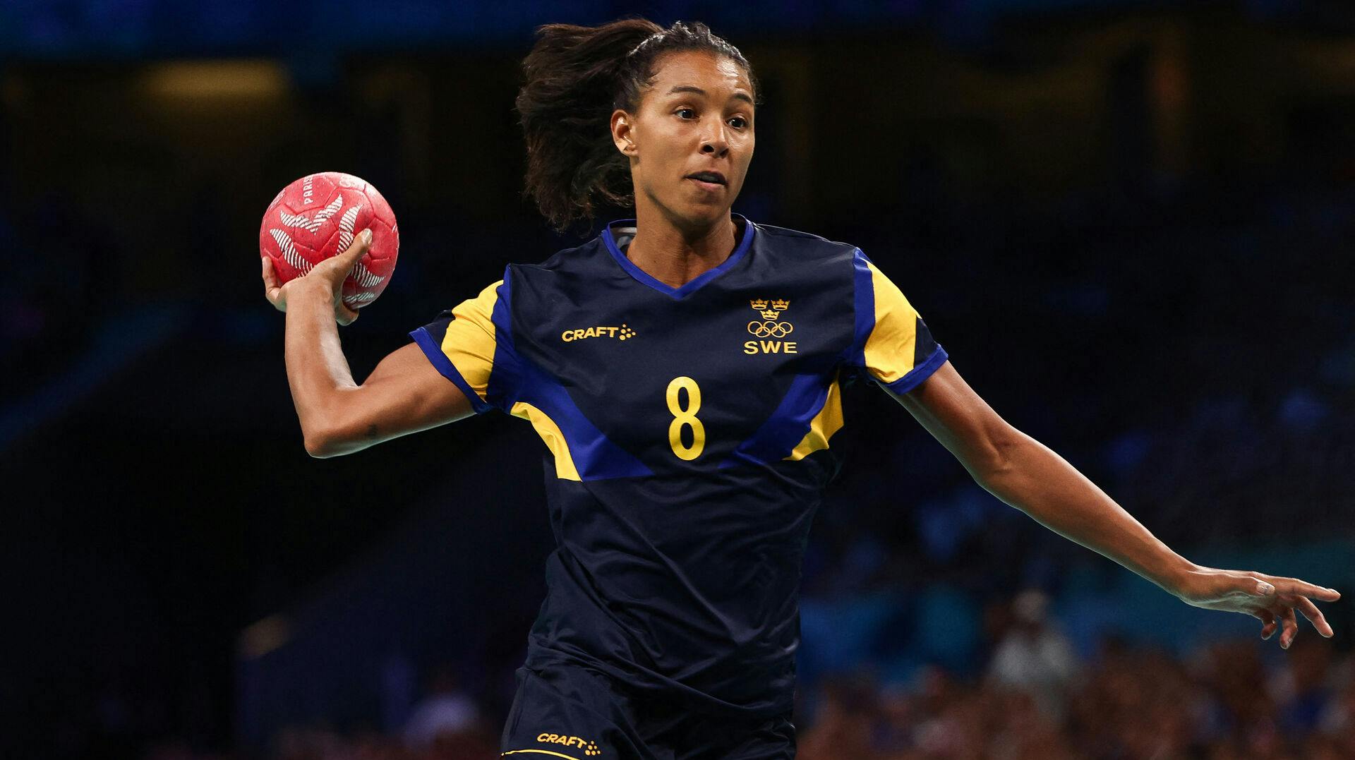 Jamine Roberts kan snart spille sin 18. slutrunde for Sverige. 