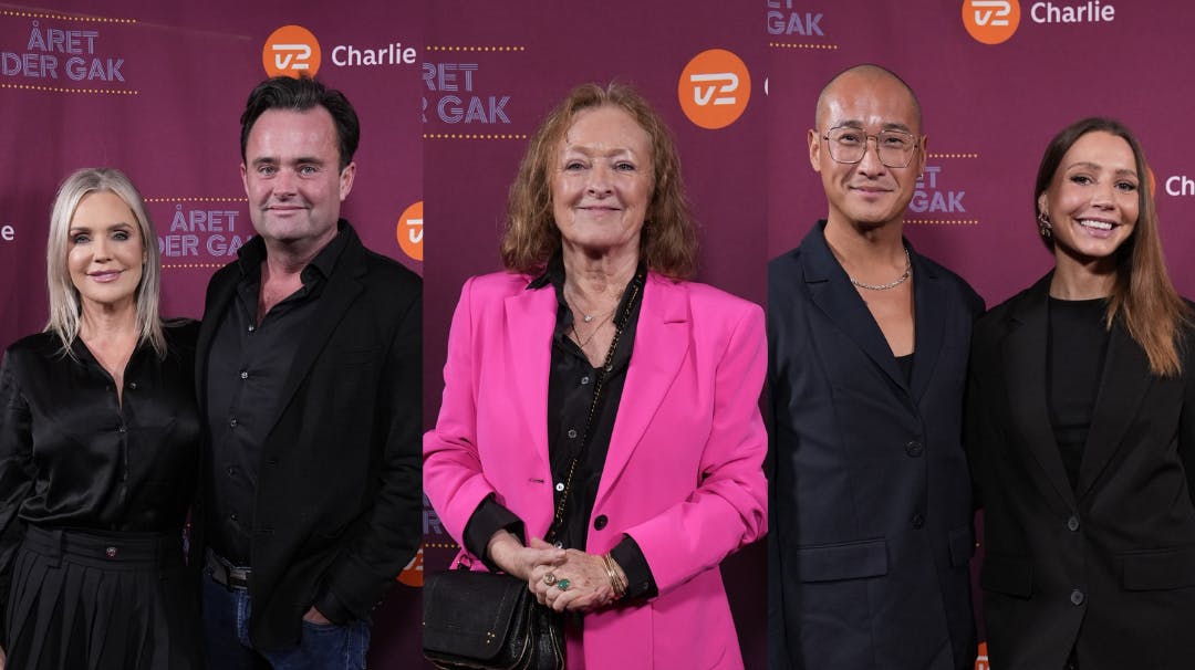 Janni Ree, Jeppe Stokholm, Kirsten Lehfeldt, Lissa Paustian og Morten Mortensen er klar til at få et godt grin! 