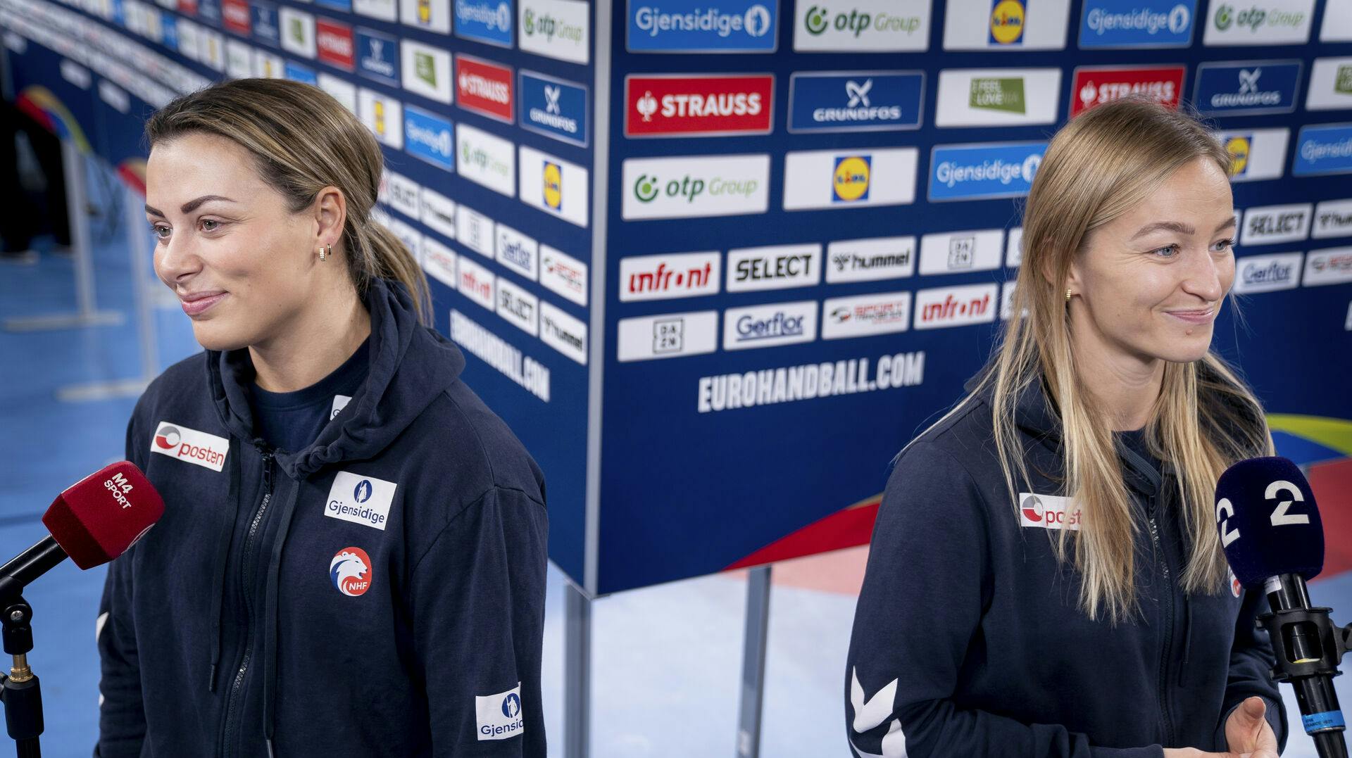 Nora Mørk og Stine Oftedal skal stå på den anden side af sidelinjen under EM. 