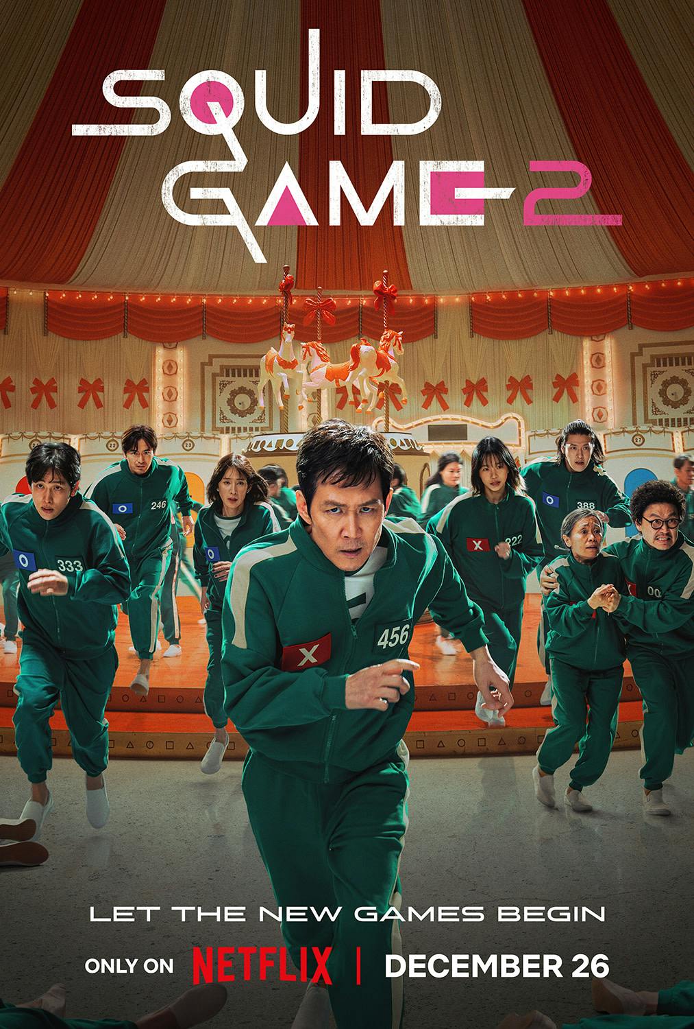"Squid Game" sæson to har premiere i december.