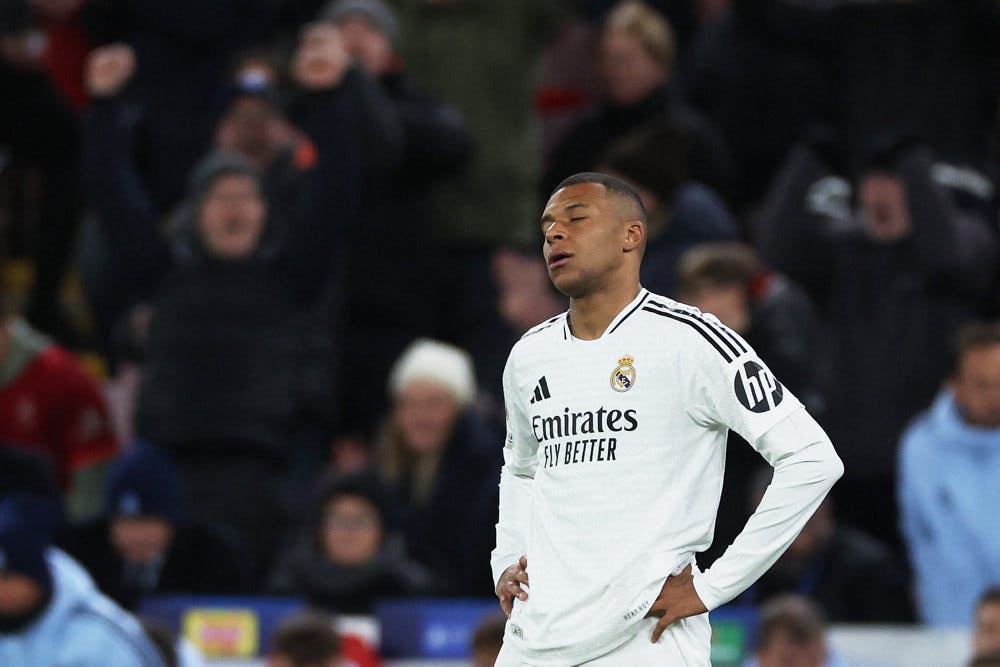 Kylian Mbappé har ikke fået den bedste start på opholdet hos Real Madrid.