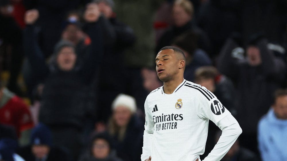 Kylian Mbappé har ikke fået den bedste start på opholdet hos Real Madrid.