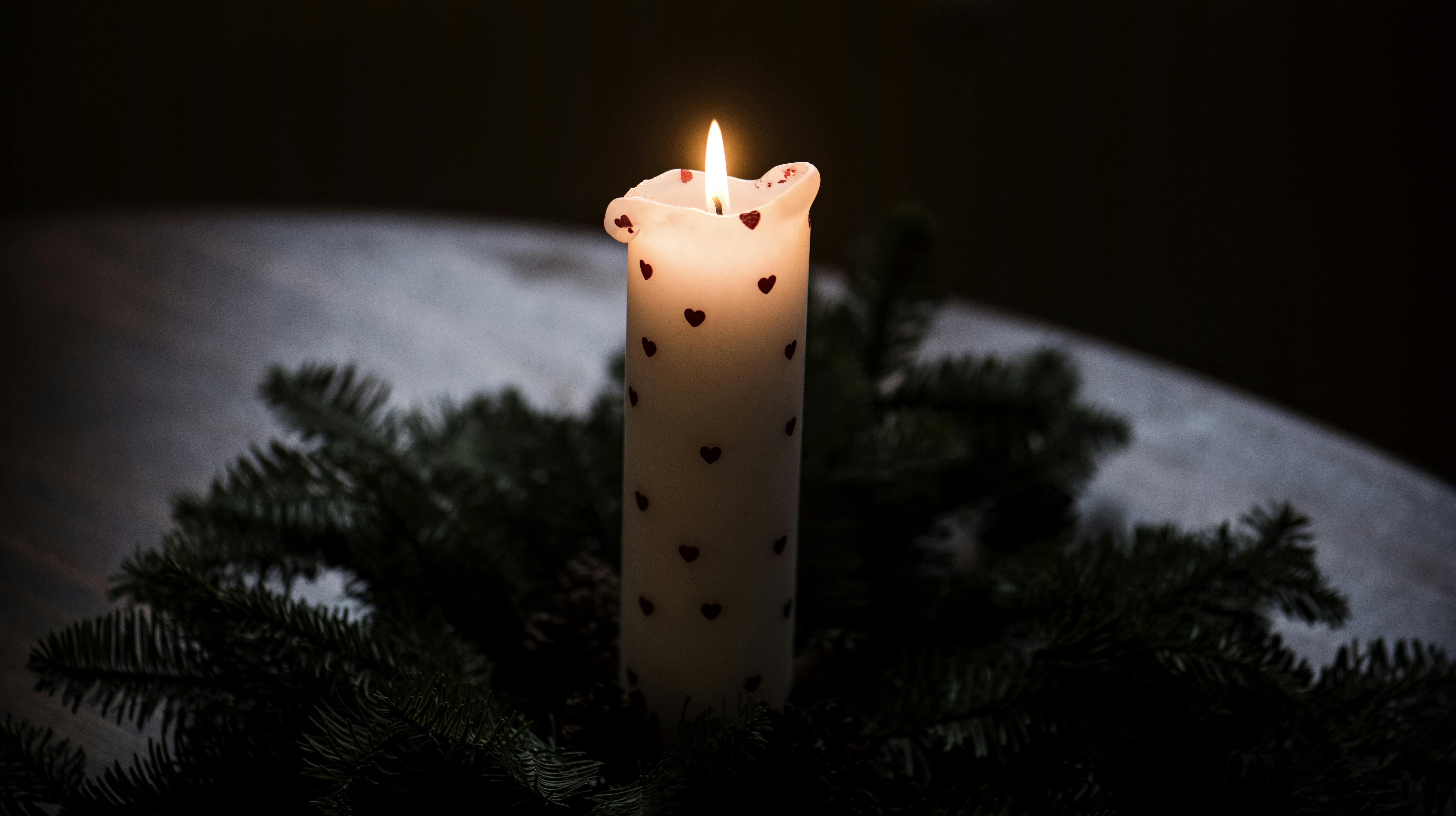 Juledekoration i ejendom i København, søndag den 8. December 2019.
