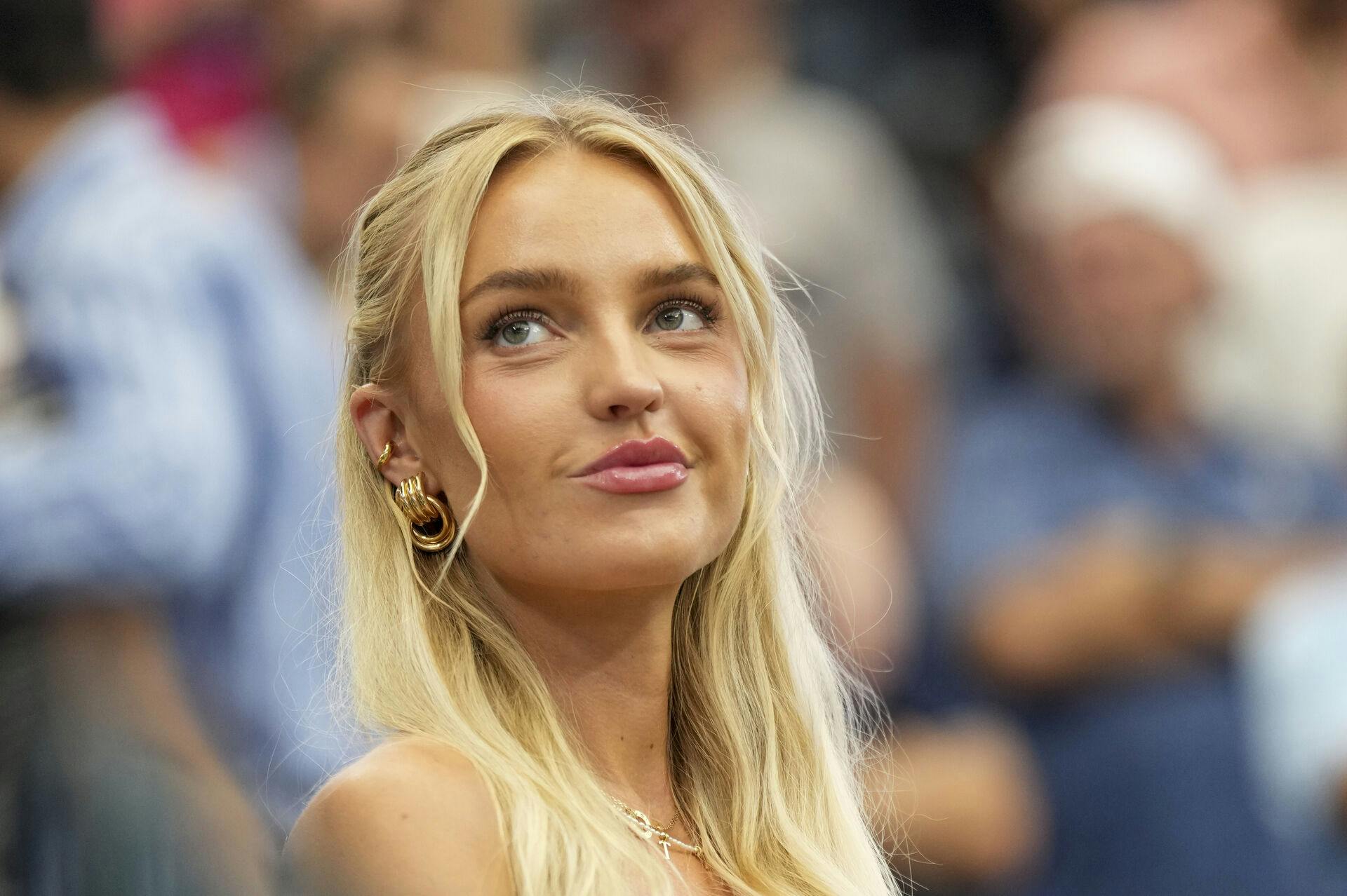 Morgan Riddle er ofte på lægterne, når kæresten Taylor Fritz spiller.&nbsp;