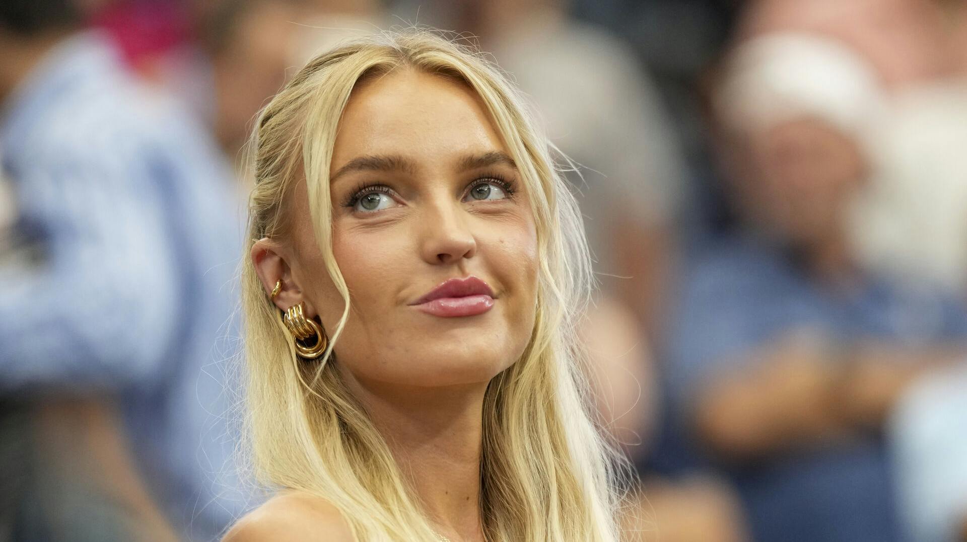 Morgan Riddle er ofte på lægterne, når kæresten Taylor Fritz spiller. 