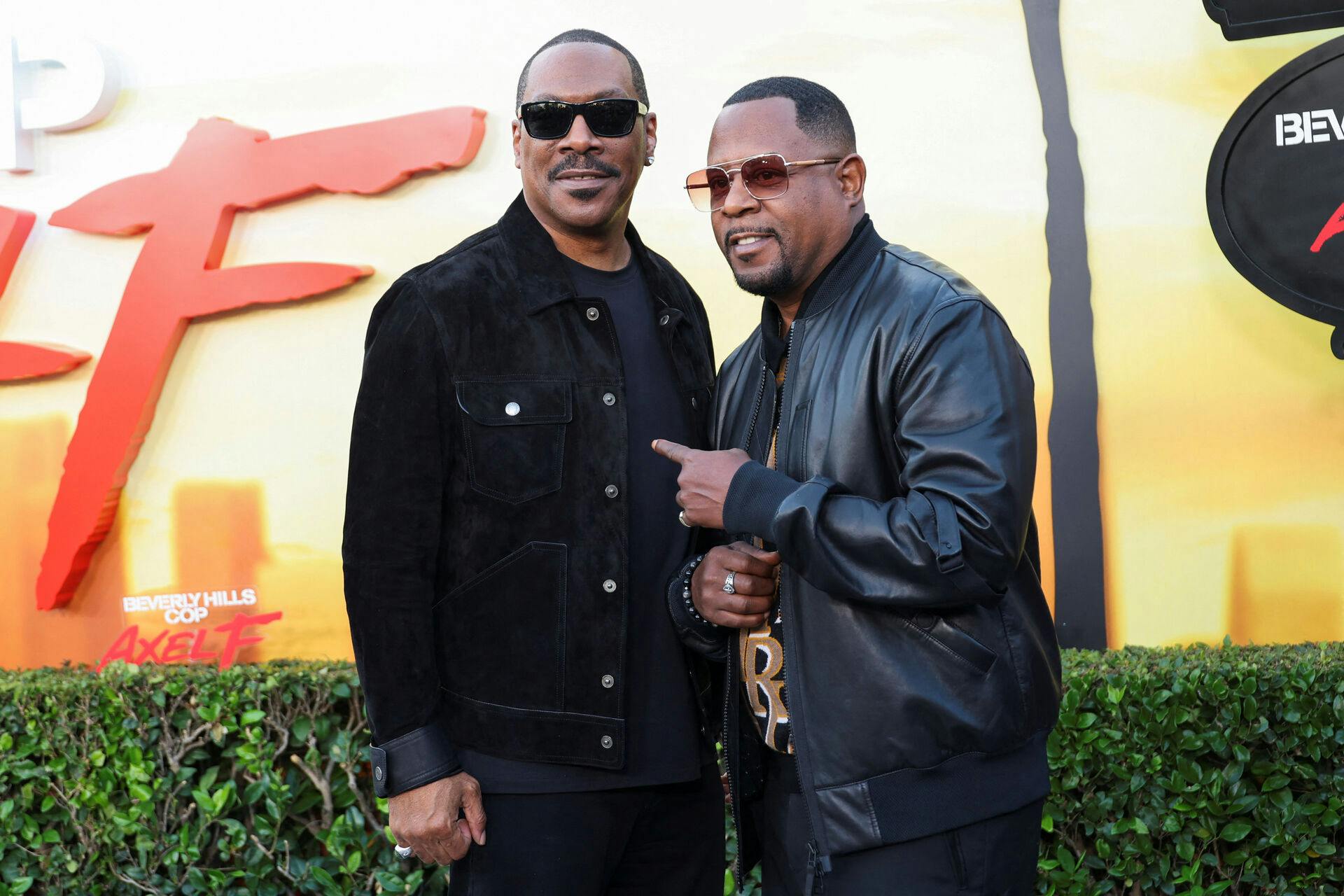 Eddie Murphy and Martin Lawrence attend the world premiere of "Beverly Hills Cop: Axel F" at the Wallis Annenberg Center for the Performing Arts in Beverly Hills, California, U.S. June 20, 2024. REUTERS/Aude Guerrucci