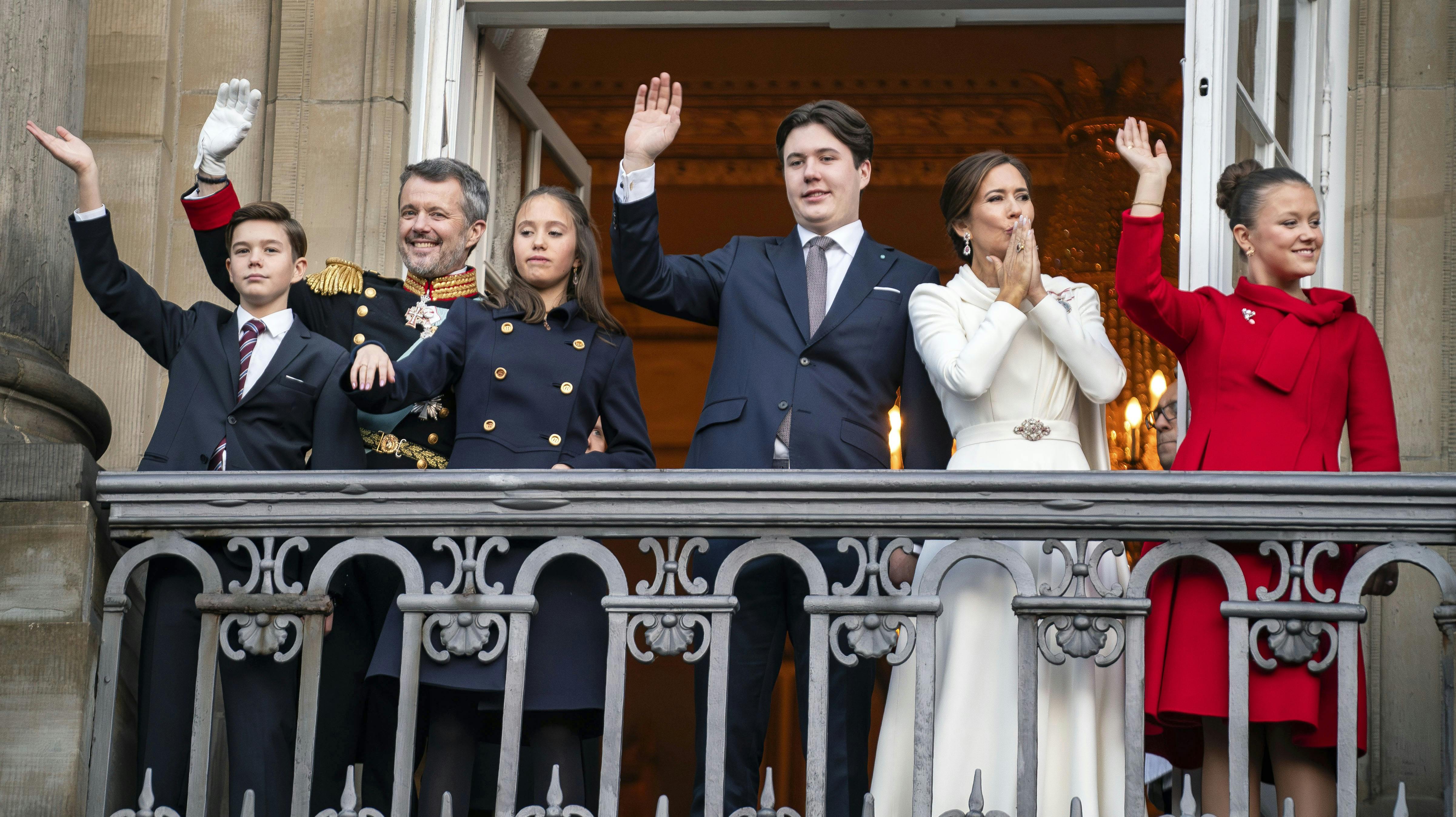 Kong Frederik og hans familie