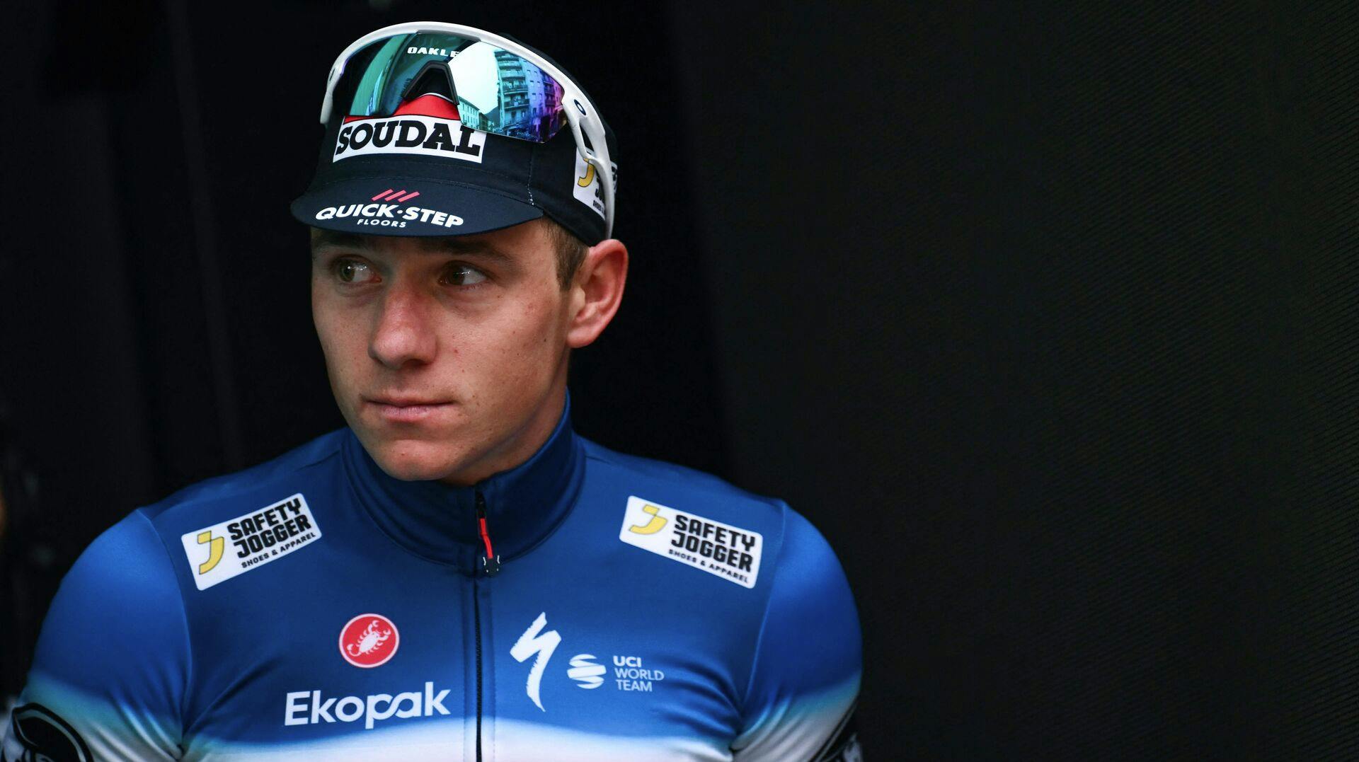 Remco Evenepoel er lige nu indlagt på et hospital i Anderlecht. 