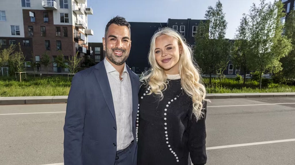 Mortada og Elvira blev i oktober forældre til lille Sophia.