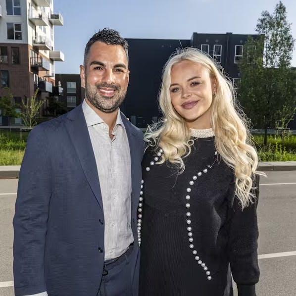 Mortada og Elvira blev i oktober forældre til lille Sophia.