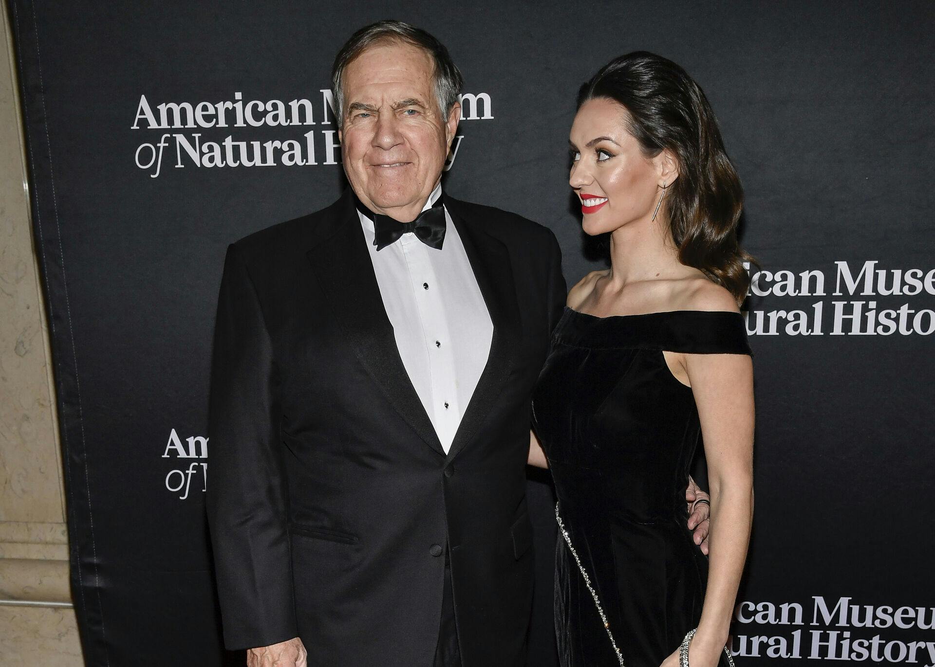 Bill Belichick, left, and girlfriend Jordon Hudson attend the American Museum of Natural History's Museum Gala on Thursday, Dec. 5, 2024, in New York. (Photo by Evan Agostini/Invision/AP)