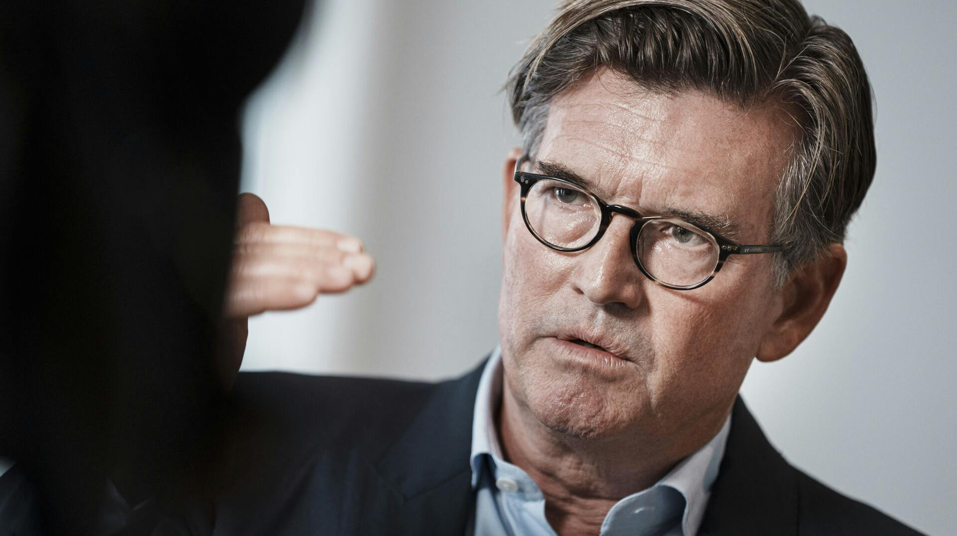 Dan Boyter, formand for Dansk Ride Forbund efter møde om dyrevelfærden i dressursporten i ministeriet i København onsdag den 21. august 2024.. (Foto: Liselotte Sabroe/Ritzau Scanpix)