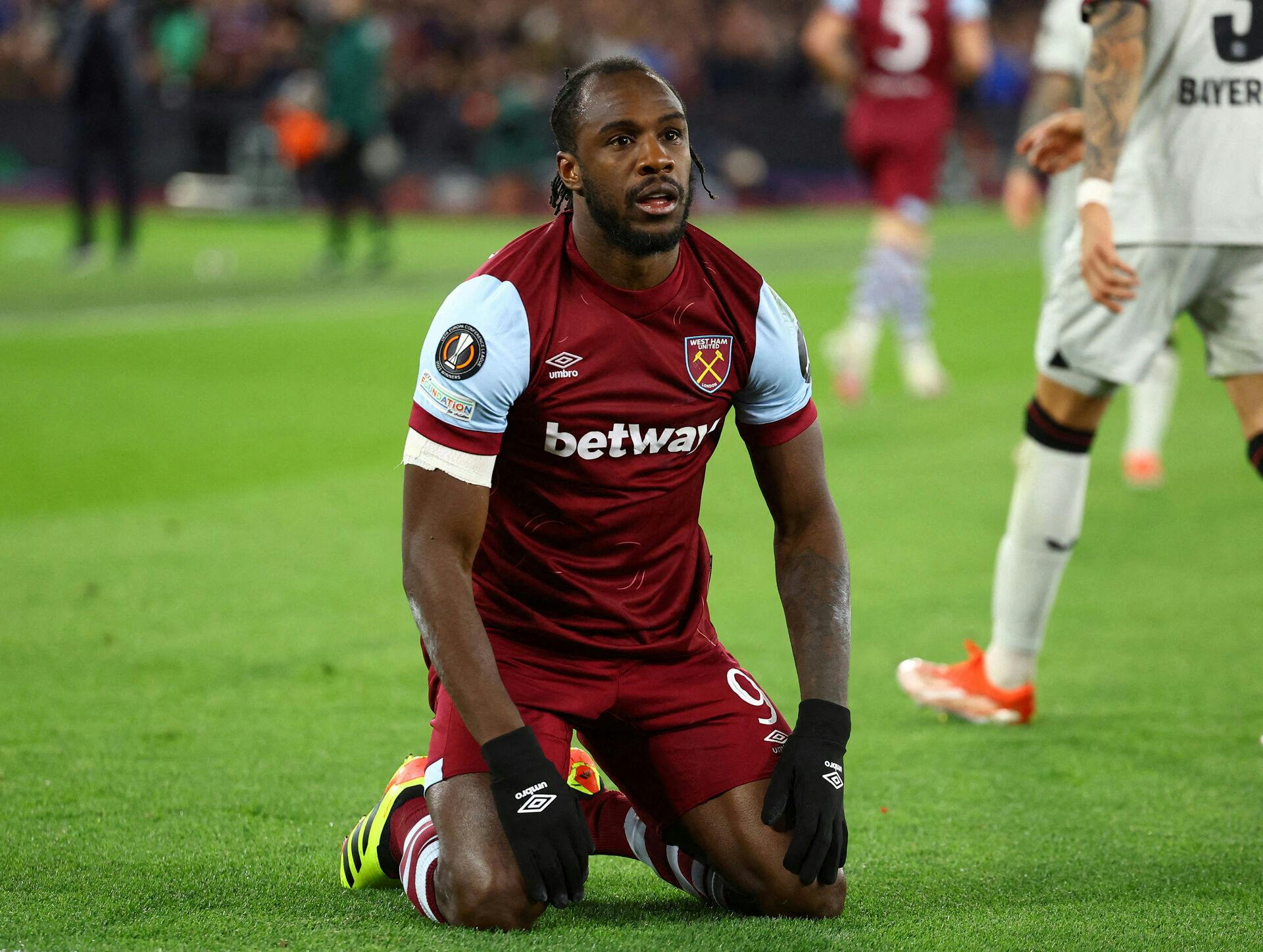 West Ham United-spiller Michail Antonio er kørt galt. 