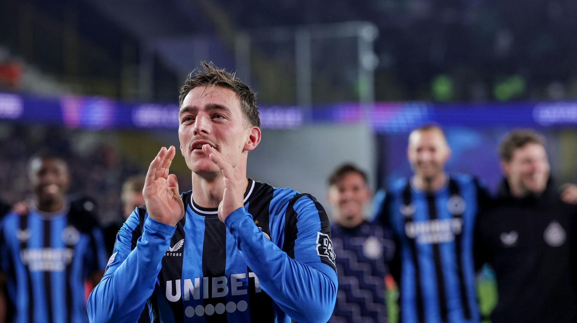 Casper Nielsen blev matchwinner, da Club Brügge slog Sporting. 
