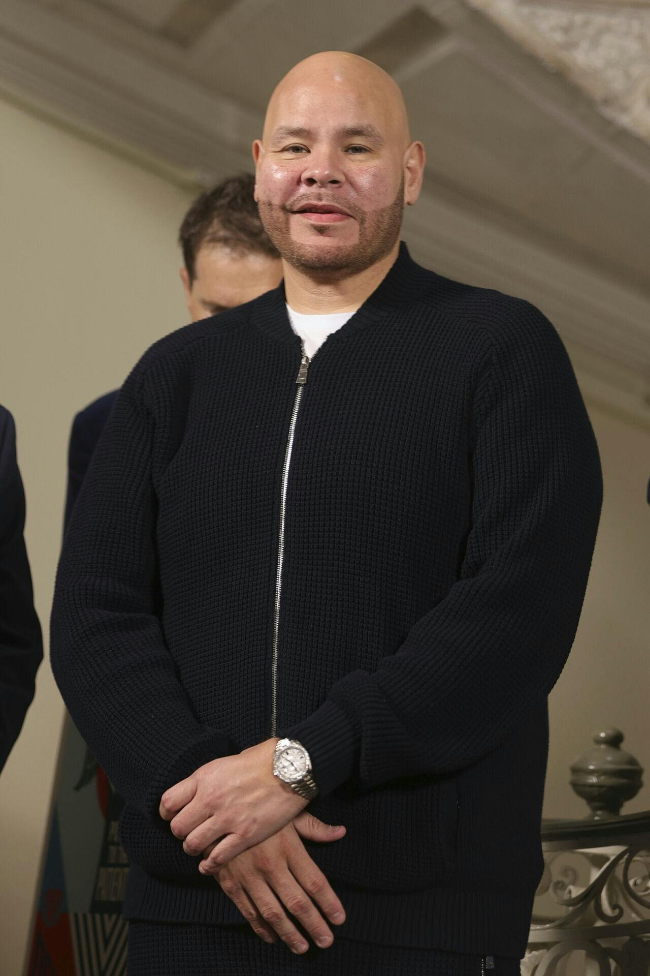 City Hall, New York, USA, June 23, 2023 - Fat Joe (Joseph Cartagena ) visit City Hall for the signing of Intro. 844-A to increase health care and hospital price transparency by allowing New Yorkers to compare costs charged by New York City hospitals for the same service. City Hall. Friday, June 23, 2023. Photo by: Luiz Rampelotto/EuropaNewswire/picture-alliance/dpa/AP Images