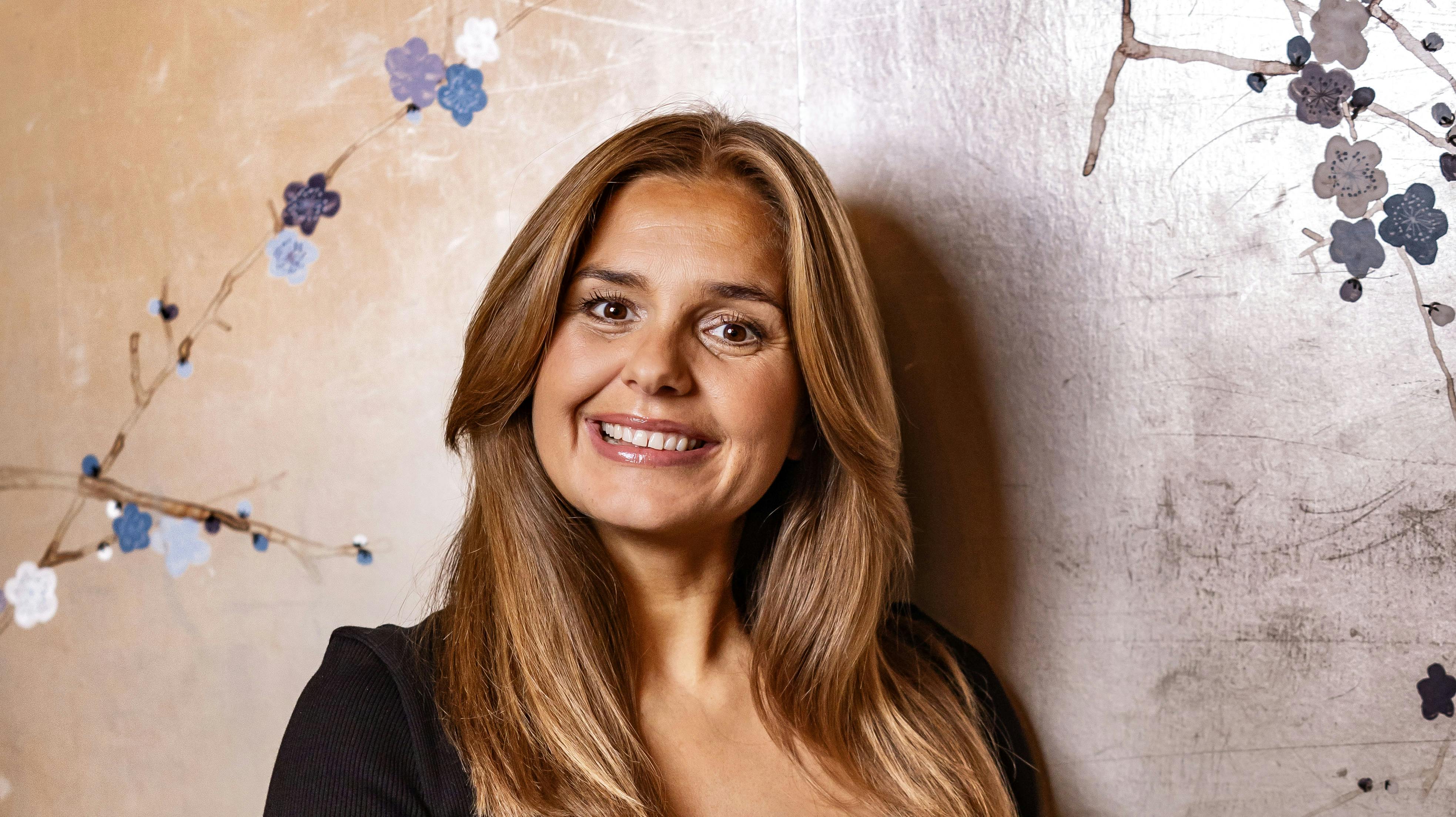 Stephania Potalivo til pressemøde på "LOL: Den der ler sidst" i begyndelsen af november.