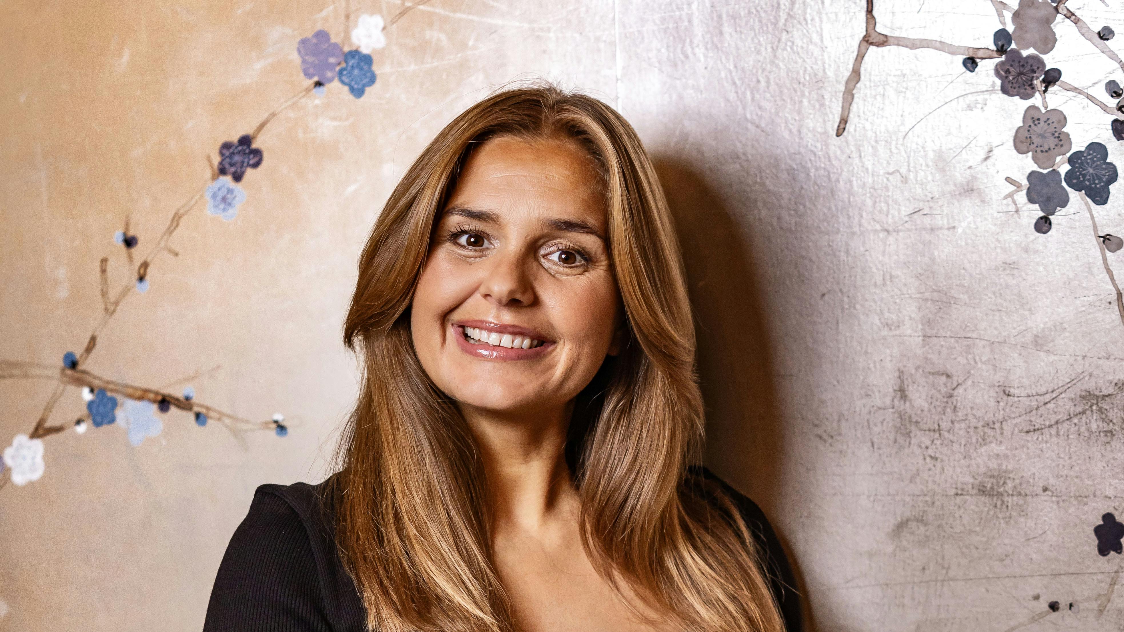 Stephania Potalivo til pressemøde på "LOL: Den der ler sidst" i begyndelsen af november.