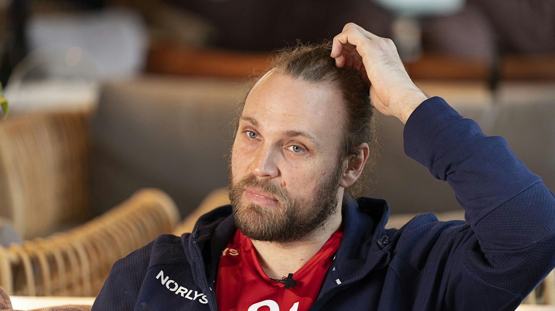 Henrik Møllgaard Jensen. Landsholdets mediedag med trænere og spillertrup før EM i herrehåndbold, afholdes på hotel Scandic CPH Strandpark i Kastrup, tirsdag den 4. januar 2022. (Foto: Claus Bech/Scanpix 2022)