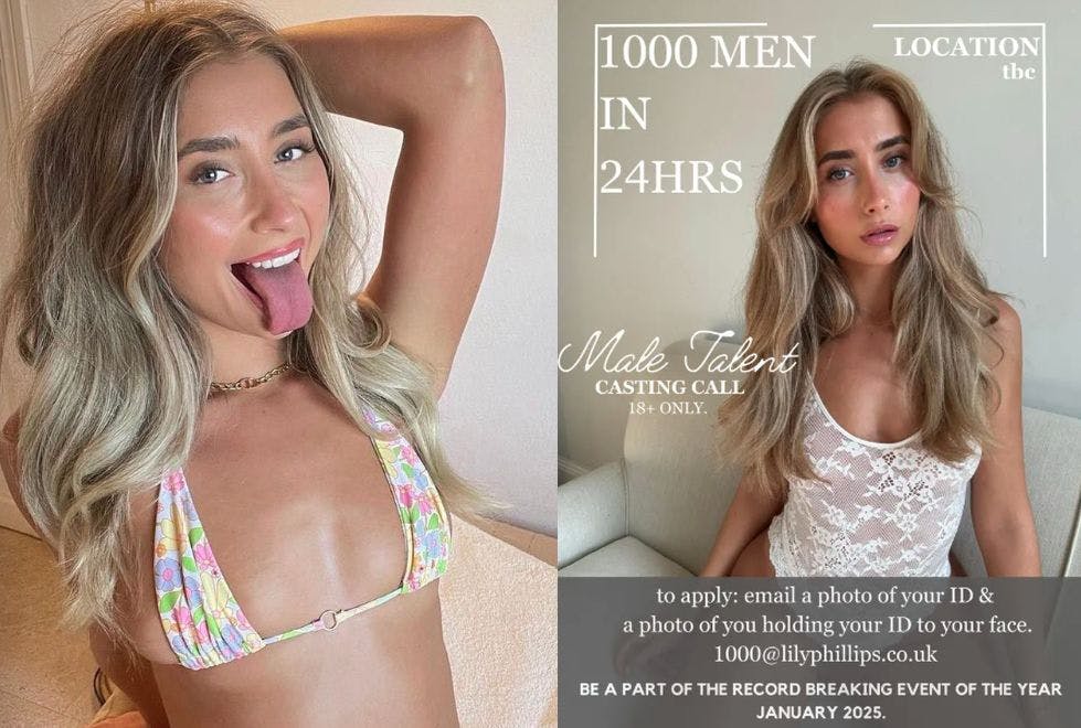 Den 23-årige sexmodel tager endnu engang en ordentlig mundfuld internetfame og -hate.