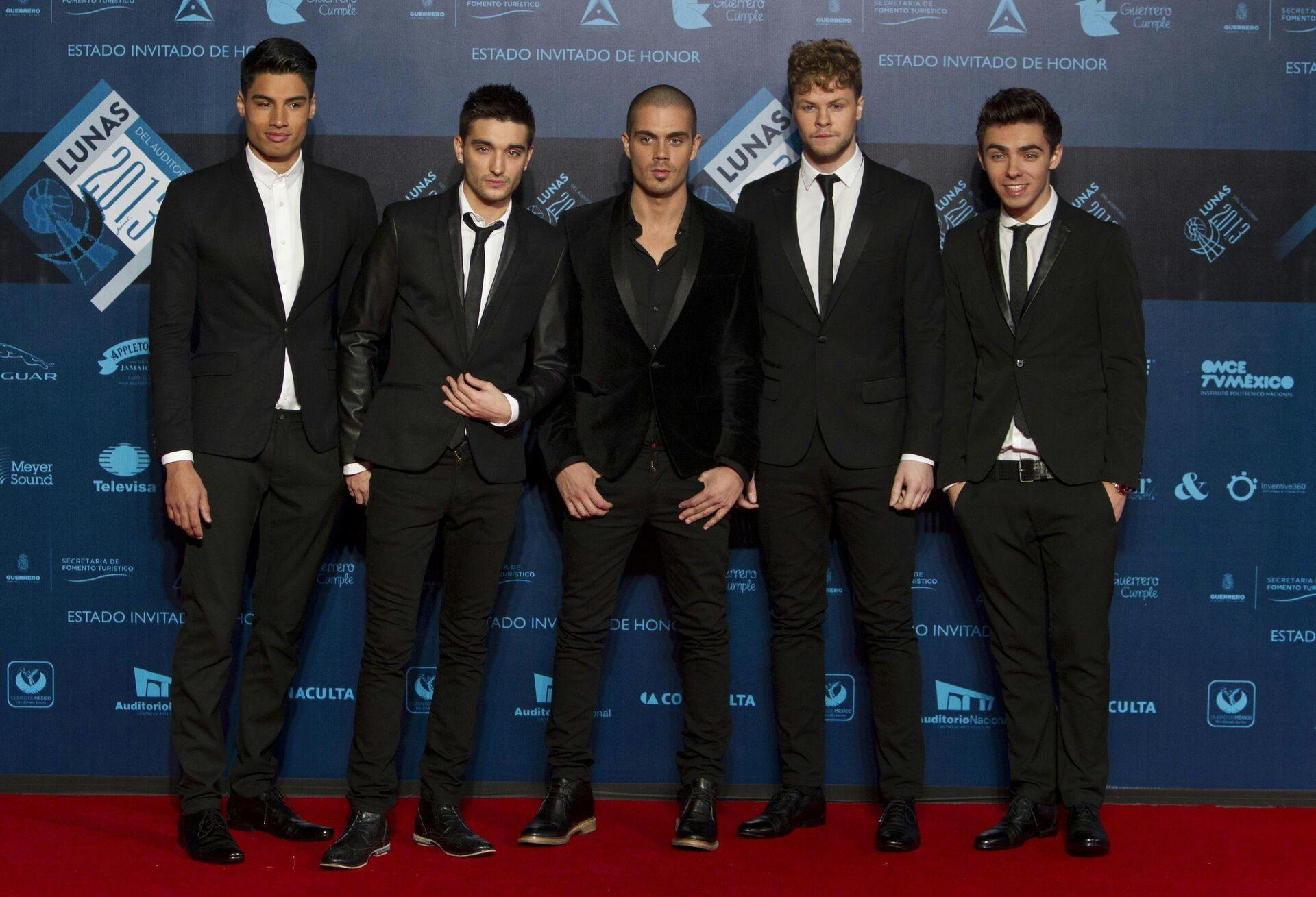 Fra højre: Nathan Sykes, Jay McGuiness, Max George, Tom Parker og Siva Kaneswaran.