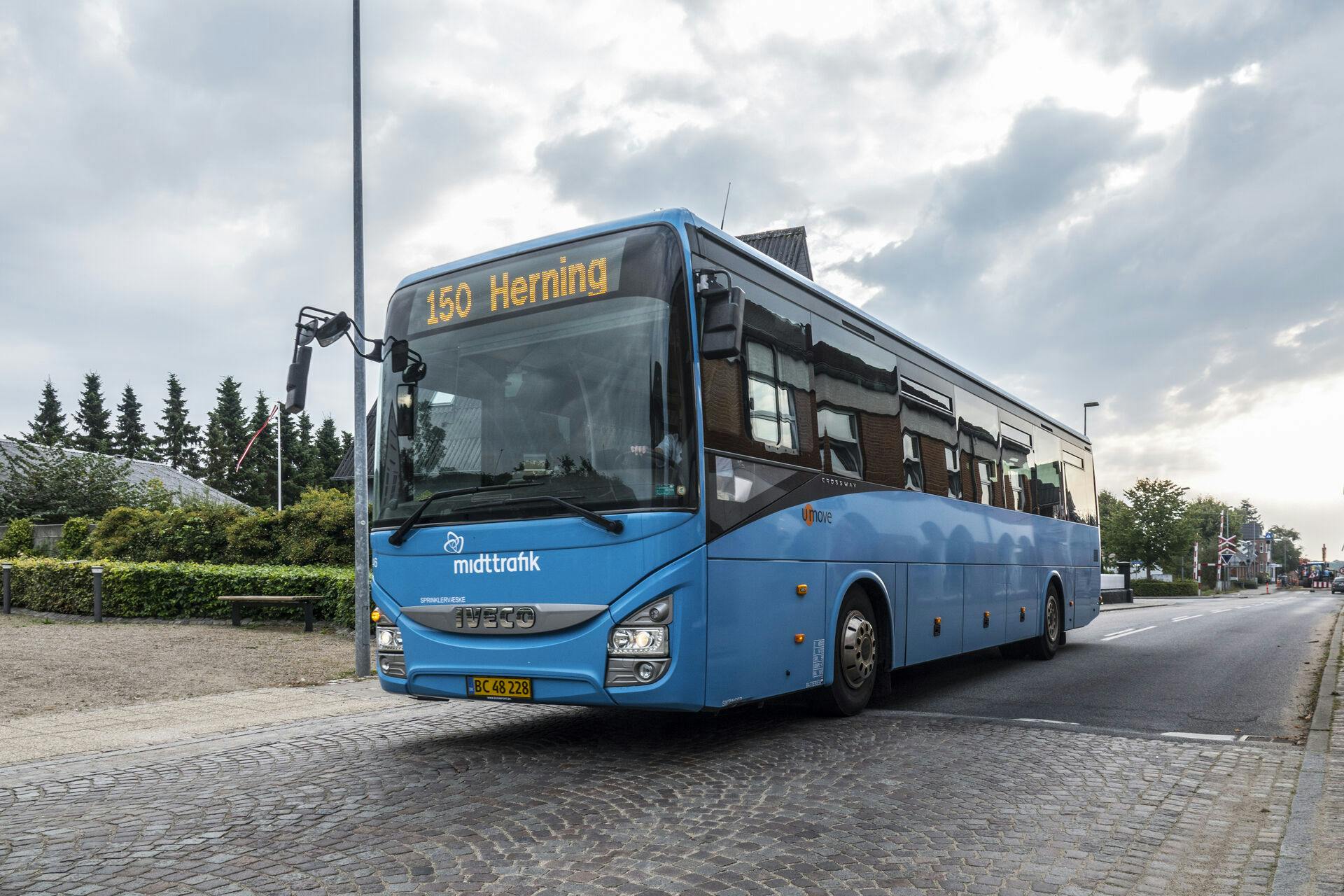 Også i Herning er busserne gratis. Det har de været siden 1. oktober, og forsøget strækker sig over seks måneder.