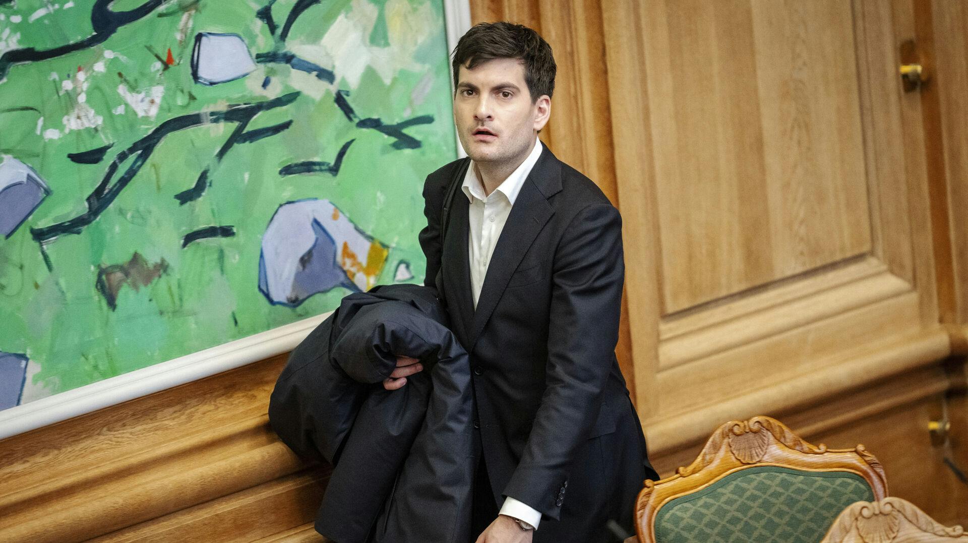 Frederik Vad (S) under møde i Folketingssalen med statsministerens spørgetime på Christiansborg, tirsdag den 10. december 2024.. (Foto: Mads Claus Rasmussen/Ritzau Scanpix)