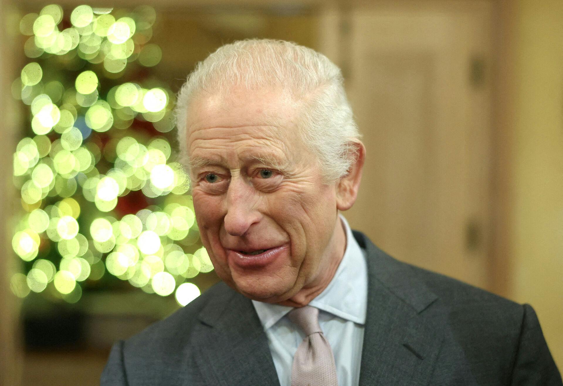 FILE PHOTO: Britain's King Charles attends The King's Foundation's annual 'Crafts at Christmas' at Highgrove Gardens on December 13, 2024 in Tetbury, England. Chris Jackson/Pool via REUTERS/File Photo