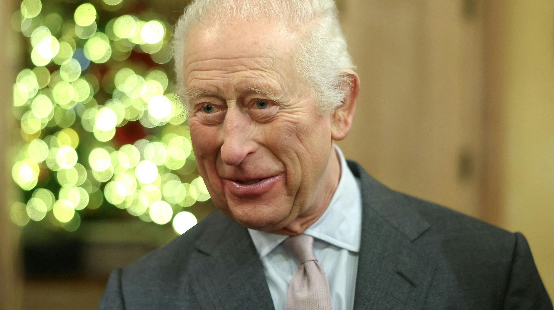 FILE PHOTO: Britain's King Charles attends The King's Foundation's annual 'Crafts at Christmas' at Highgrove Gardens on December 13, 2024 in Tetbury, England. Chris Jackson/Pool via REUTERS/File Photo