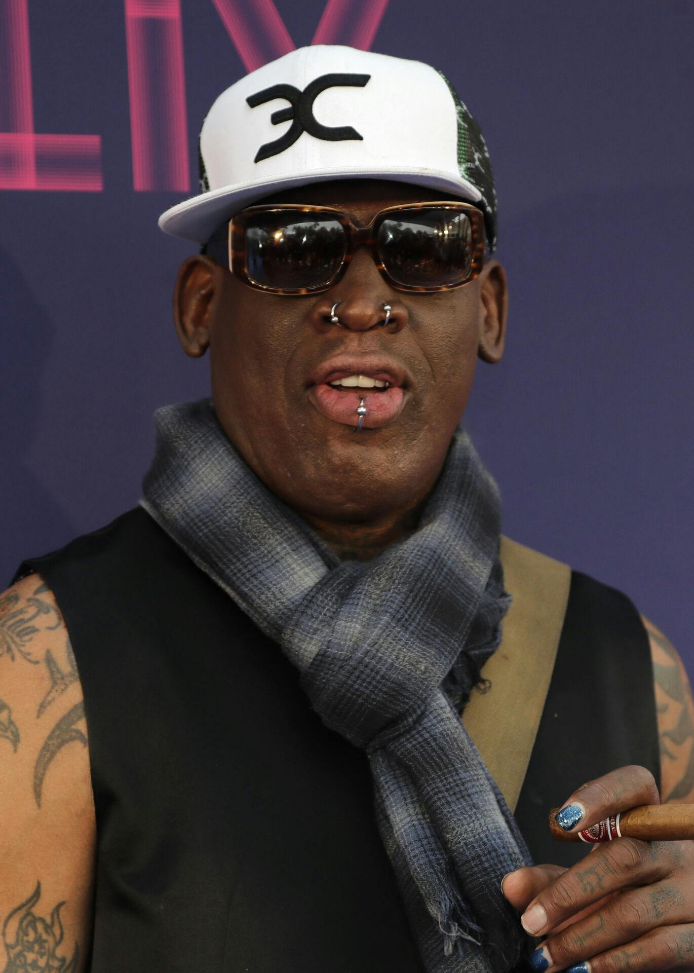 Dennis Rodman er tidligere NBA-stjerne.