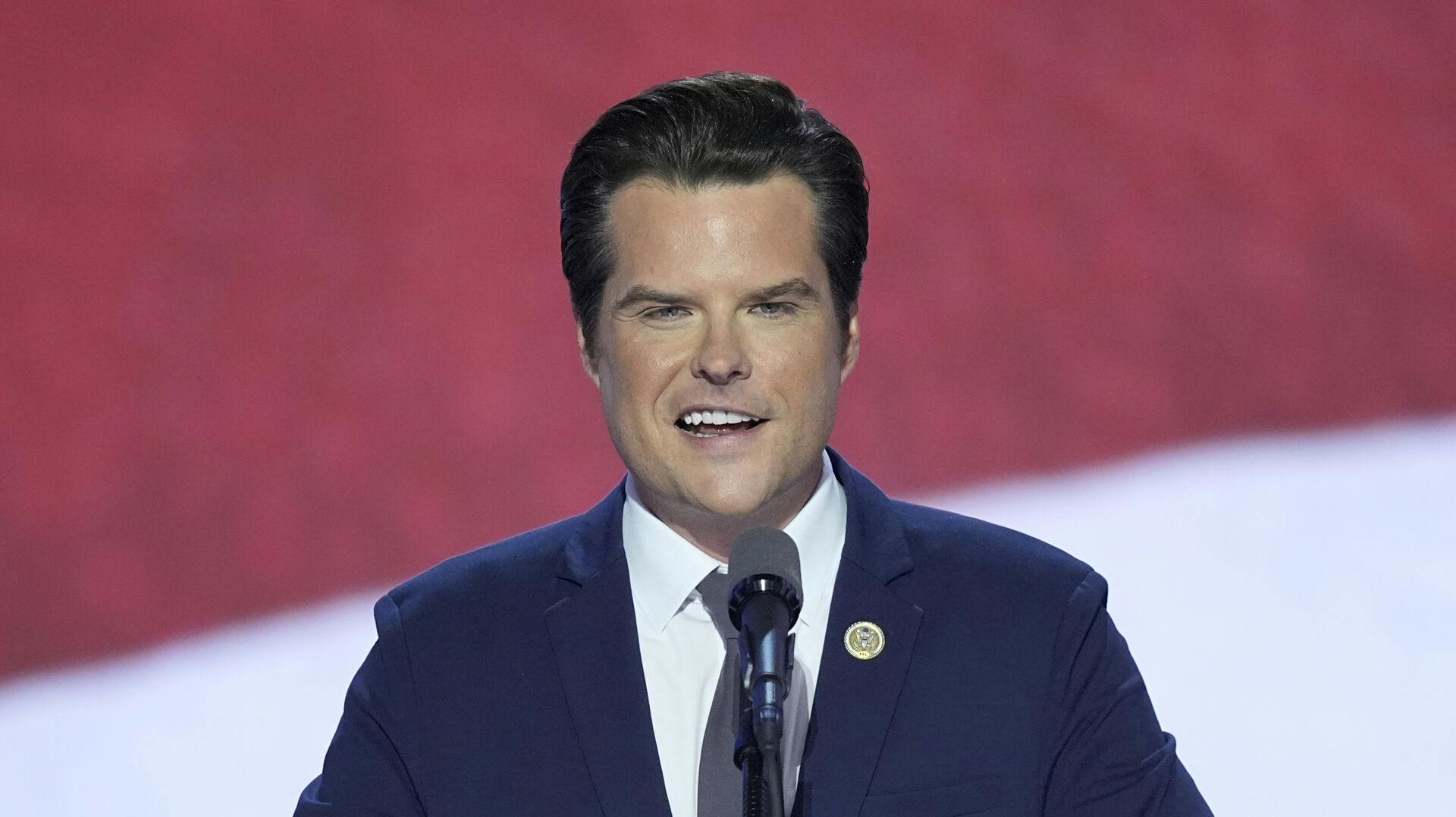 Matt Gaetz var indtil for nylig Donald Trumps bud på en kommende justitsminister, men han valgte at trække sig, efter beskyldninger om sex med en mindreårig ramte ham.