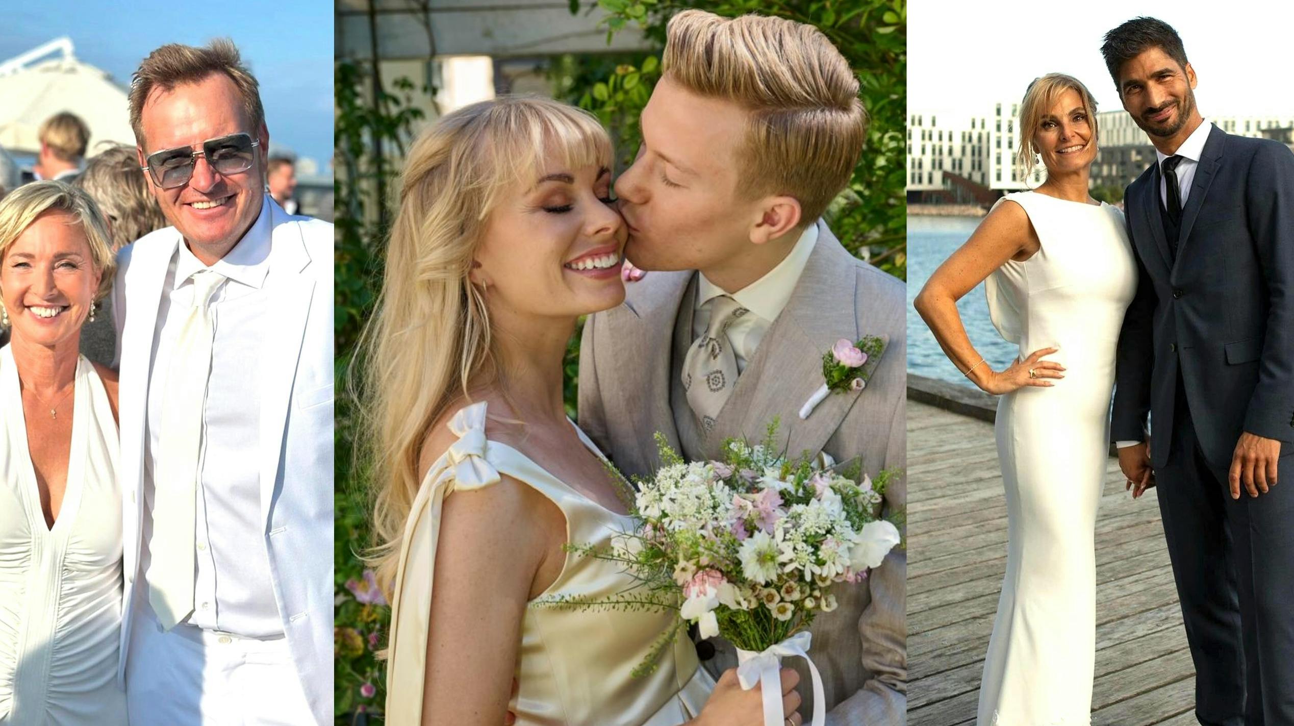 Her er blot nogen af de mange kendte danskere, som i år sagde ja til hinanden.