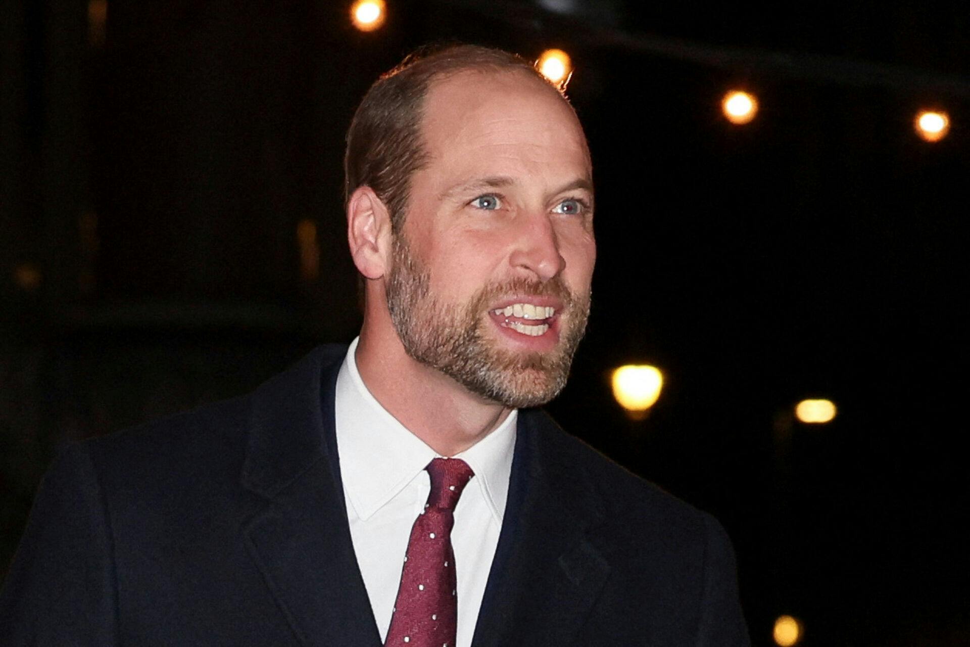 Britain's Prince William, Prince of Wales, walks to attend the "Together At Christmas" carol service at Westminster Abbey in London, Britain, December 6, 2024. REUTERS/Isabel Infantes/Pool