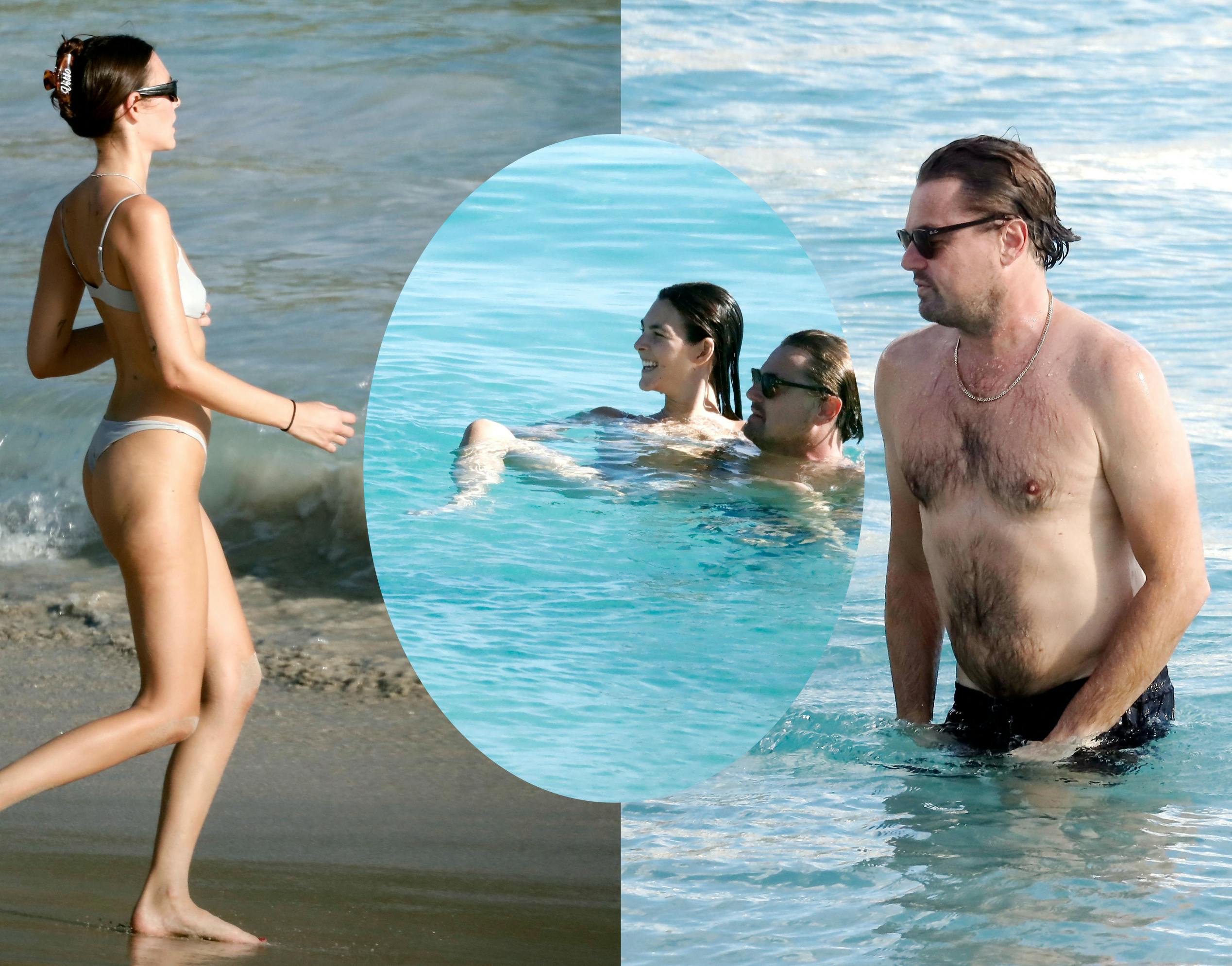 Leonardo DiCaprio på tropisk ferie i St. Barts med sin veninde Vittoria Ceretti i december 2024