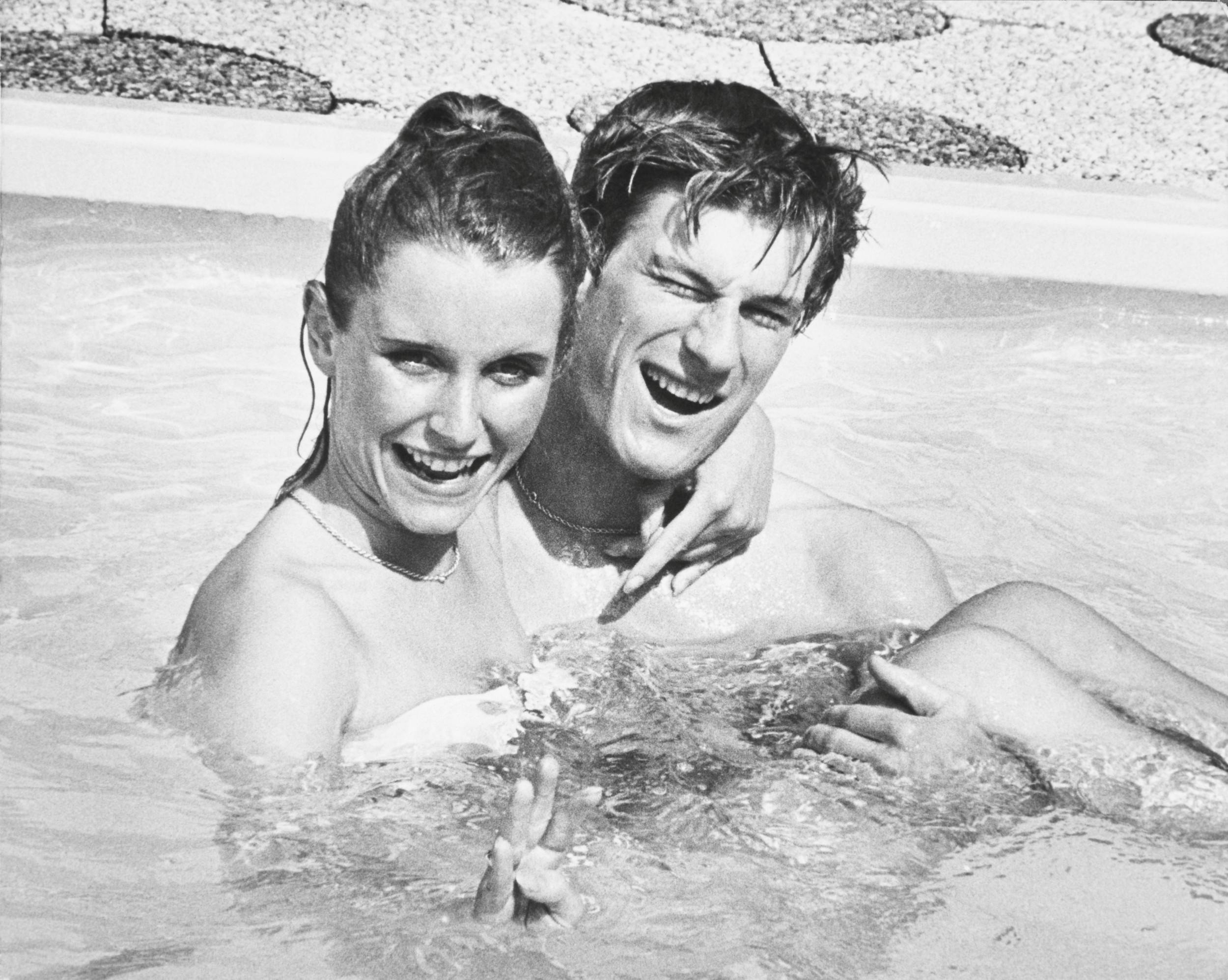 I 80’erne spillede Laudrup i Italien og boede sammen med Tina Thunø.