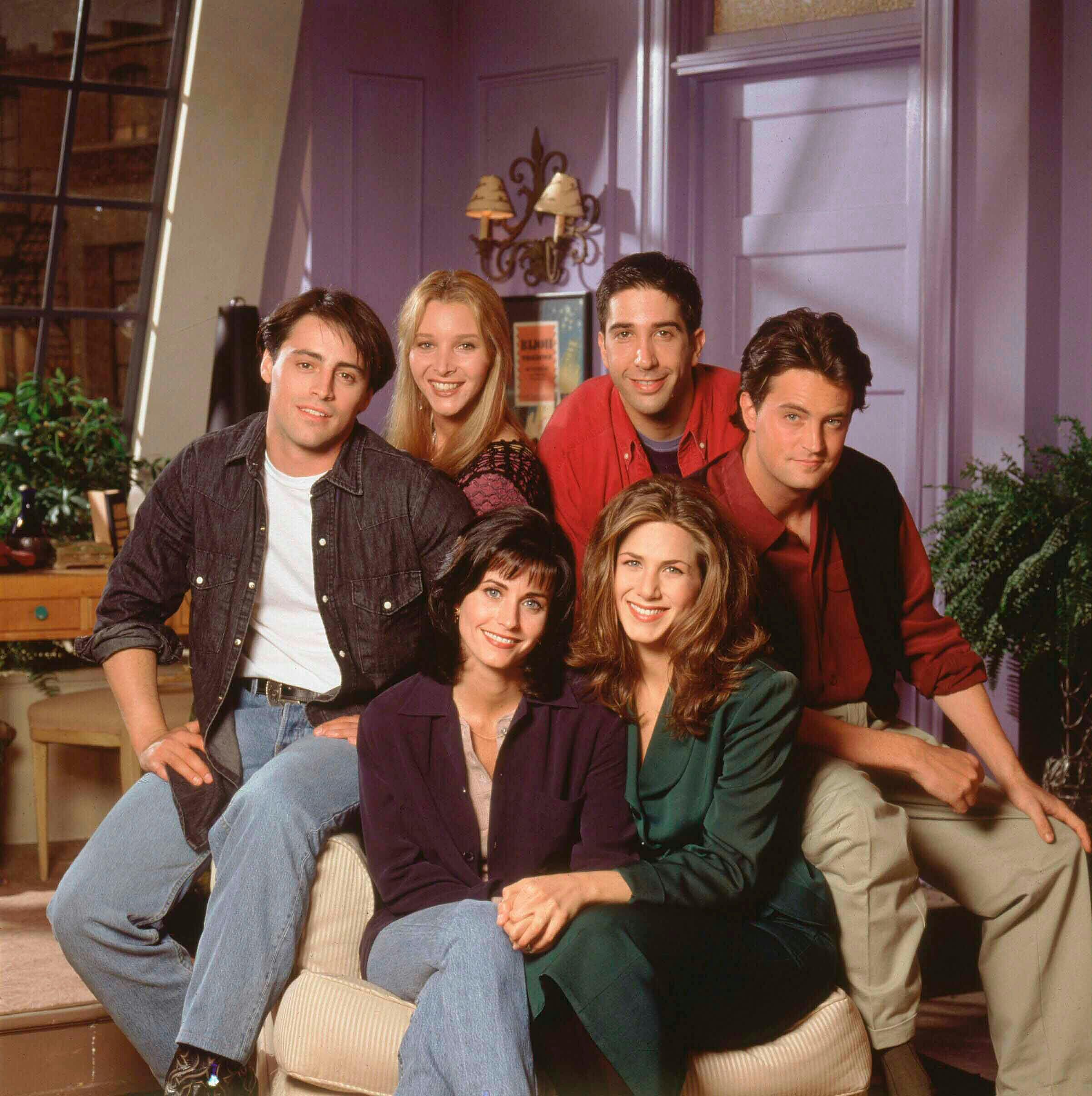 Sådan så Courteney og de andre venner ud i 1994, da deres liv blev forandret for altid med komedieserien ”Friends”.