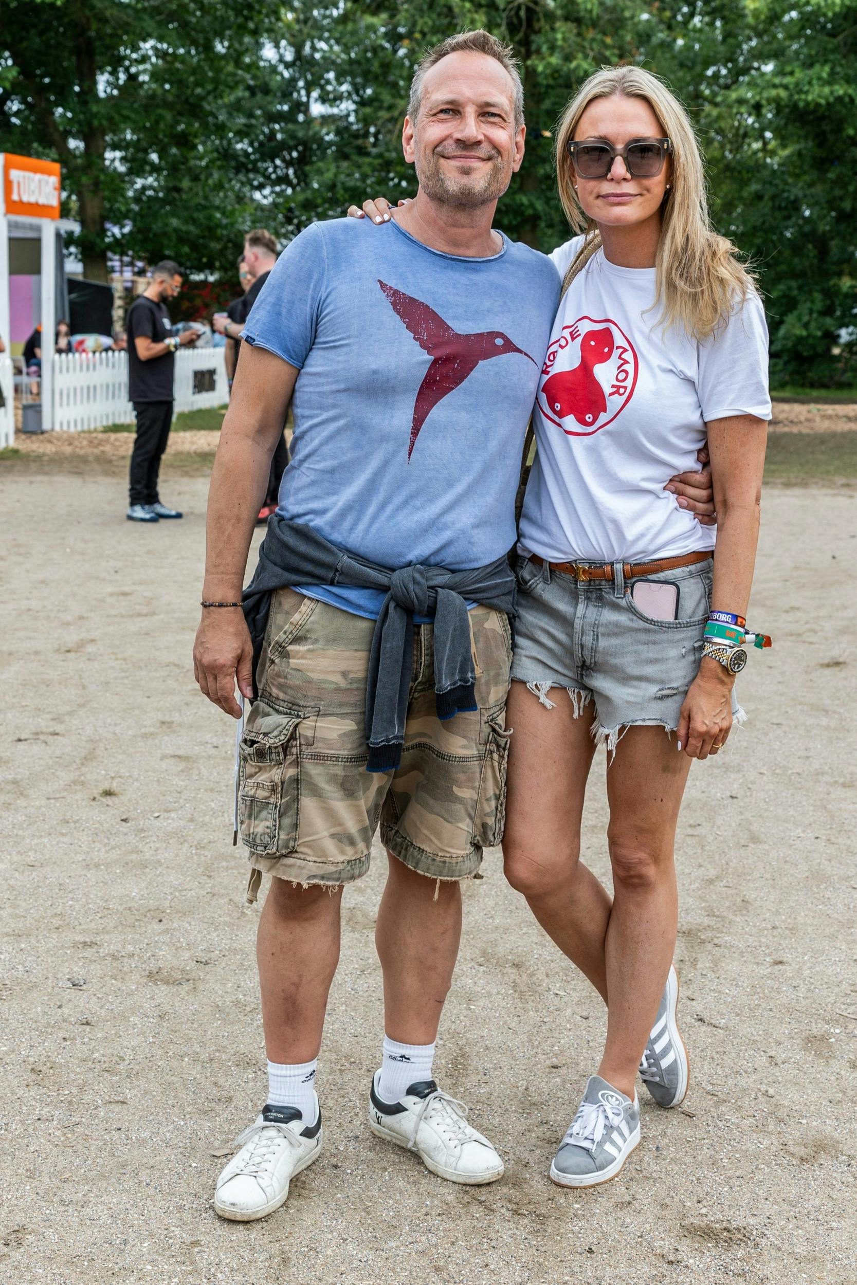 Martin Thorborg, 54, – her med fru Jannie på Roskilde Festival – så som garder kronprins Frederik komme cyklende spritstiv hjem til slottet. Nu ser han kronprins Christian feste i nattelivet i København.