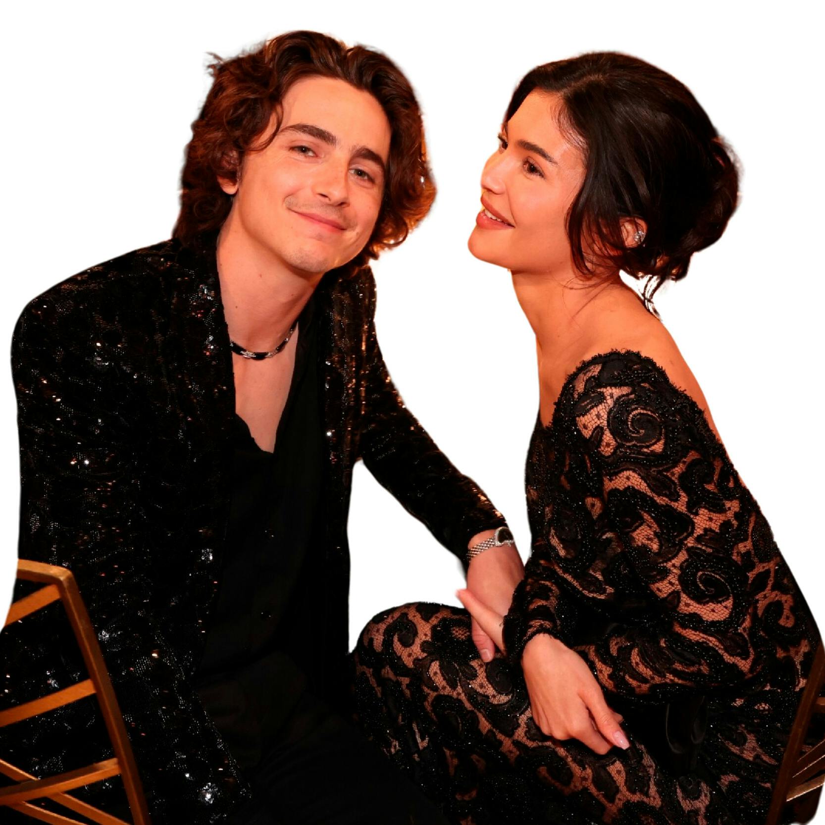 Forelskelsen lyste ud af Timothée Chalamet, 28, og Kylie Jenner, 27, da de i begyndelsen af året stjal opmærksomheden ved Golden Globes.