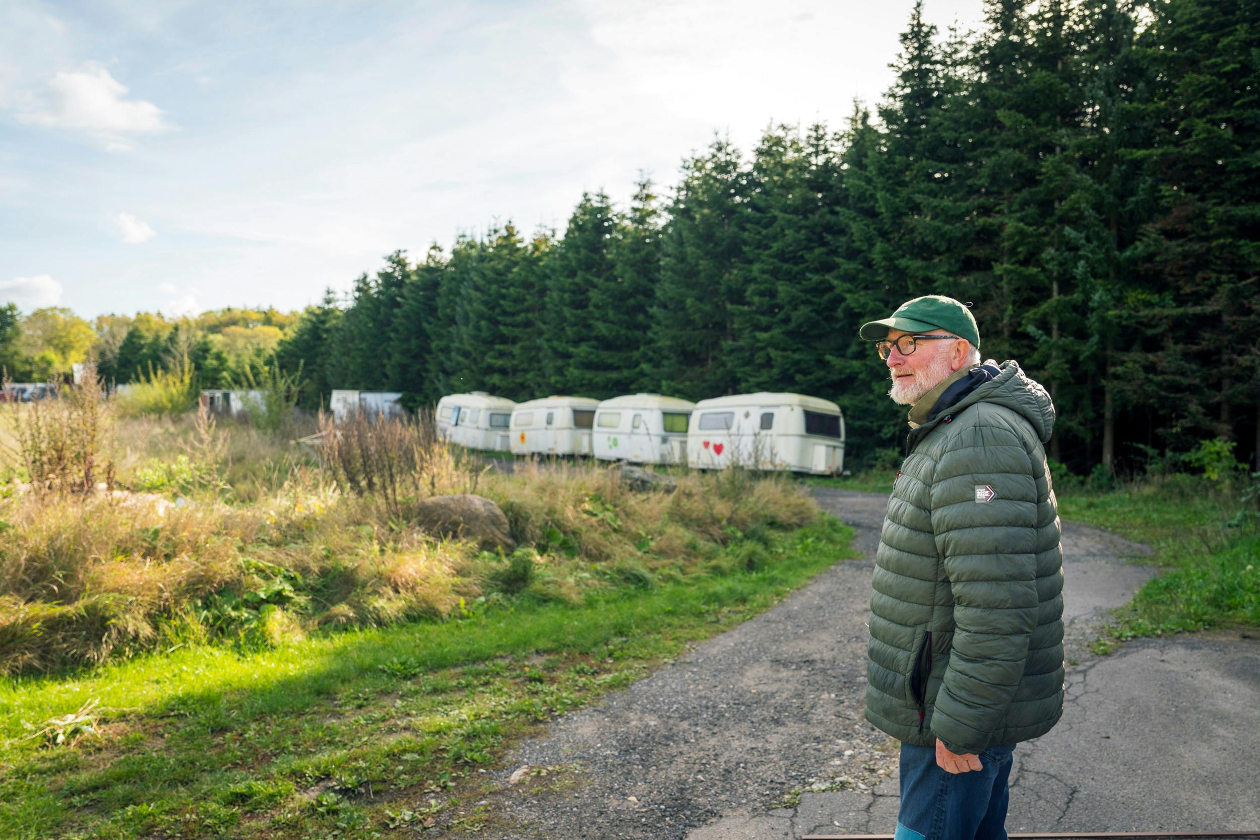 Efter sin filmpensionering har Ålen kastet sig over at samle lidt på de klassiske MKP-campingvogne. 