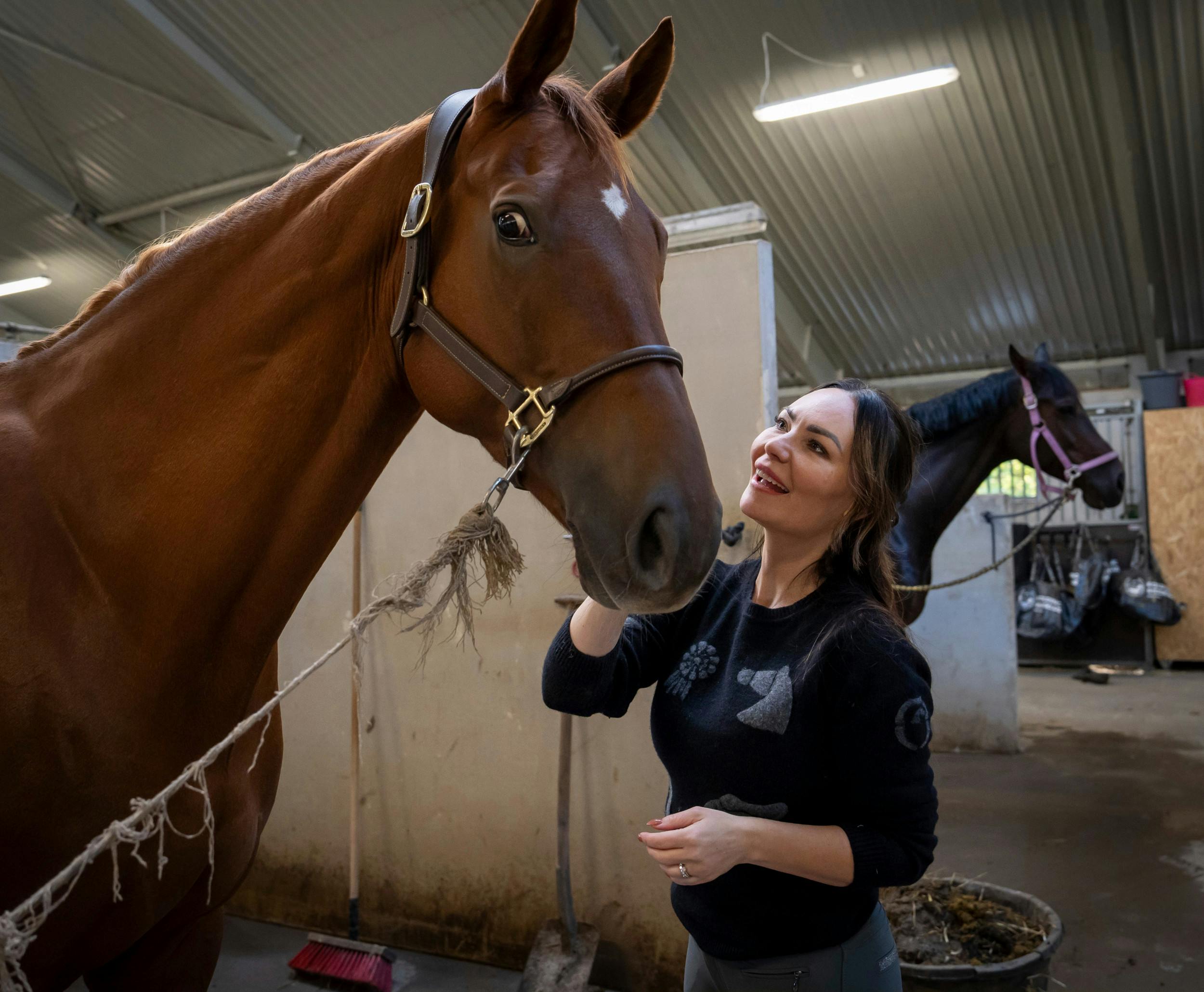 Mascha er svært tilfreds med datterens valg af sportsgren, og hun er nu selv bidt af sporten.