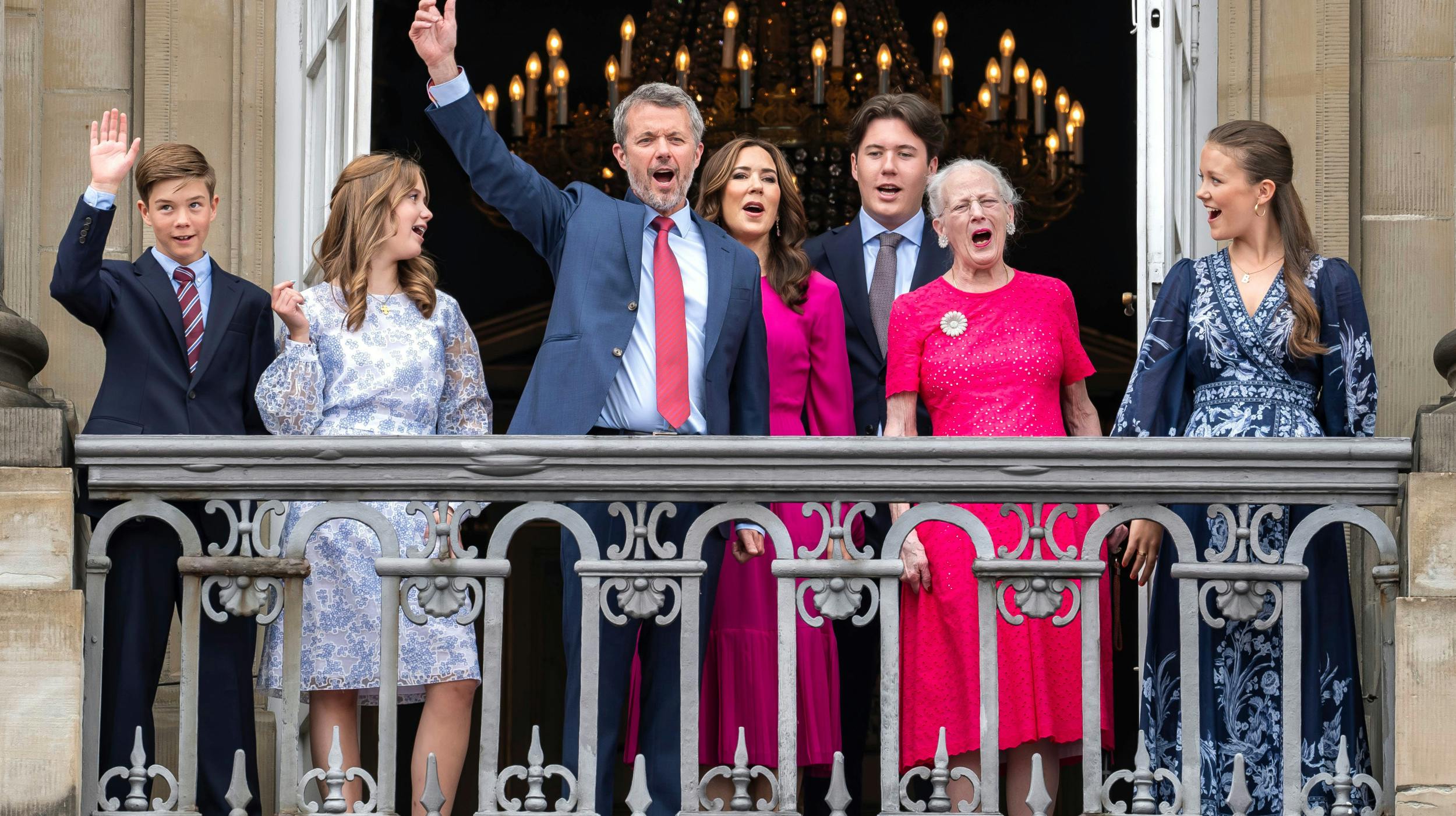 Det er 56-årige kong Frederiks allernærmeste familie, der samles på Marselisborg Slot til jul.